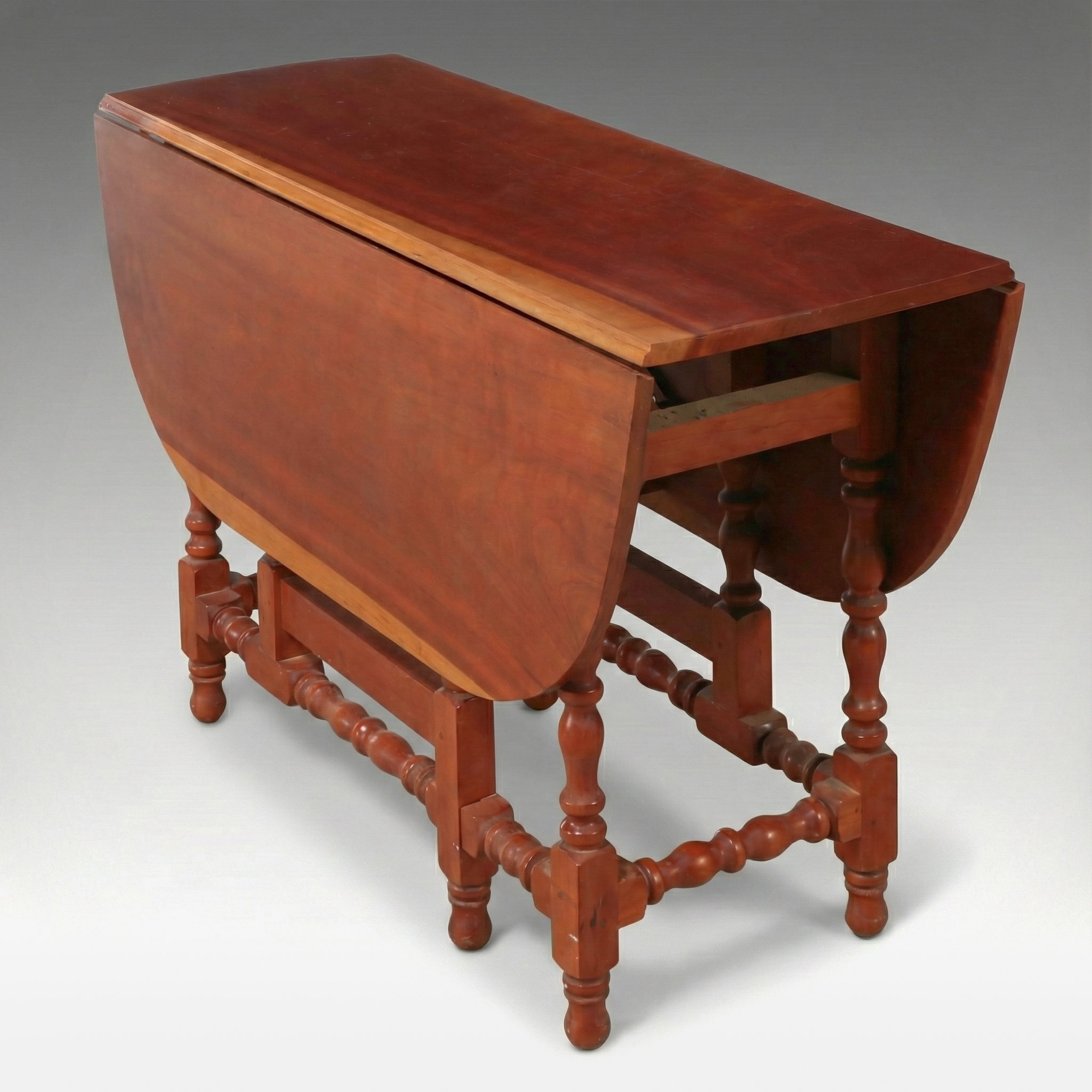 Turned Gate-Leg Drop-Leaf Table