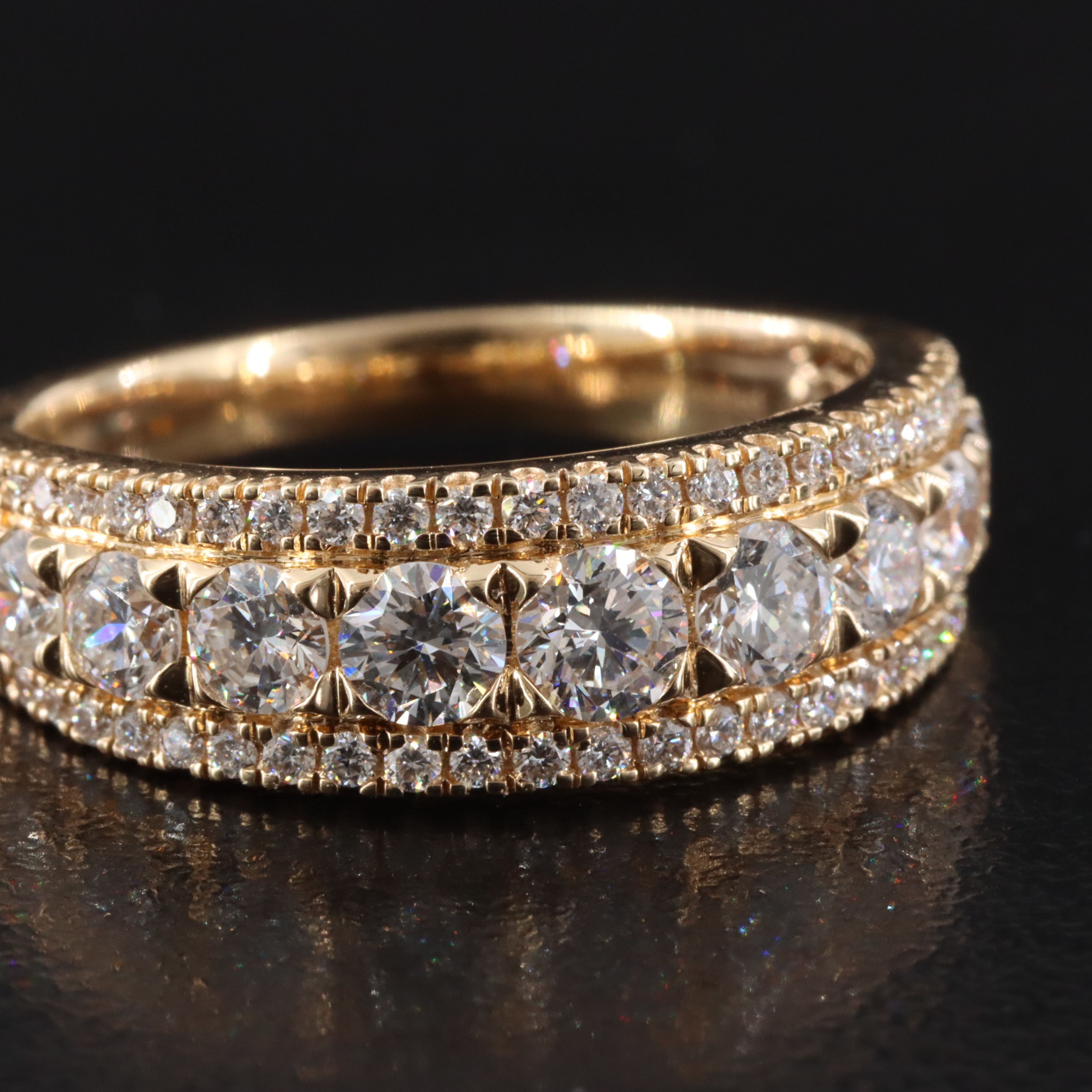 14K 1.25 CTW Lab Grown Diamond Ring