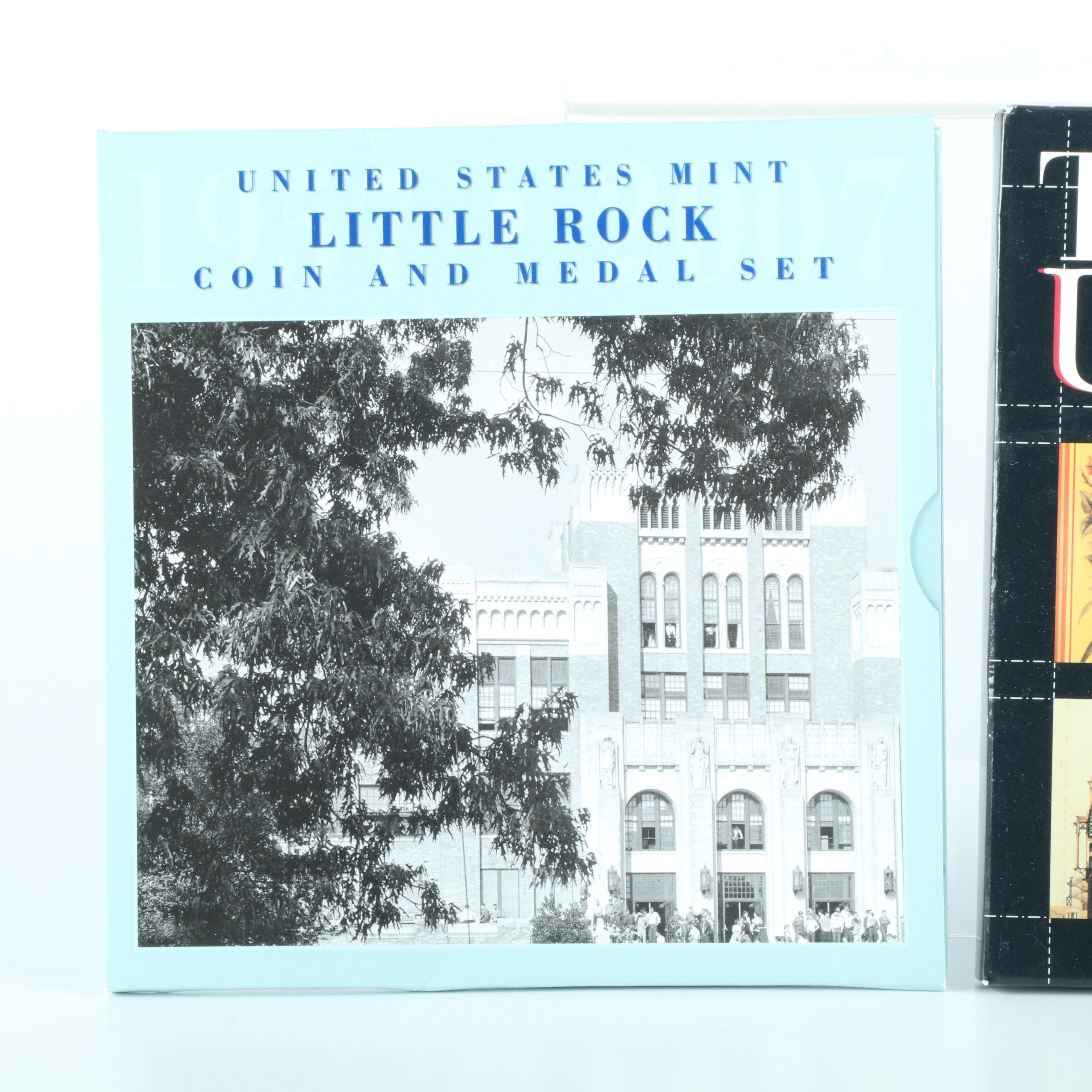 Two Modern Commemorative Sets with Silver Dollars