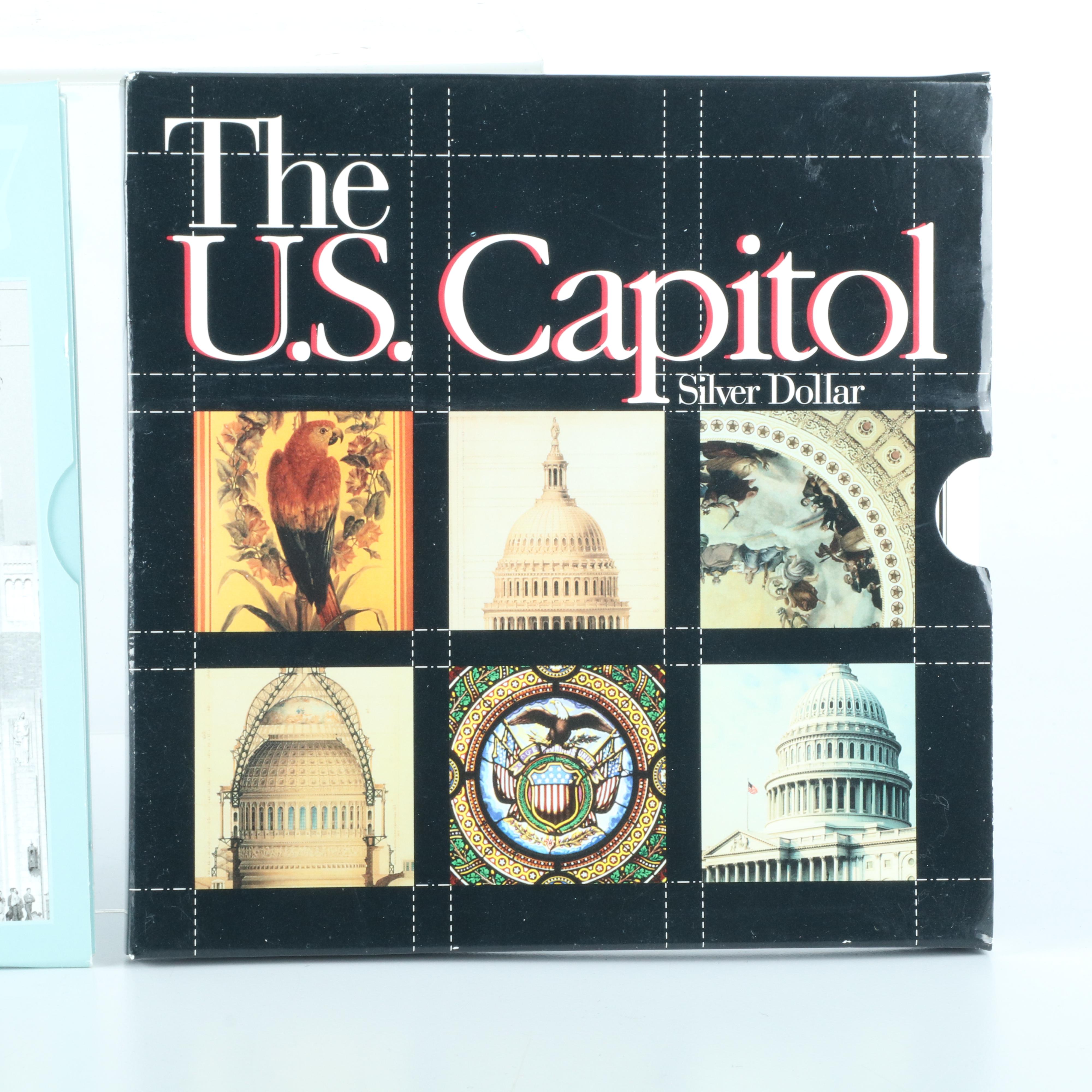 Two Modern Commemorative Sets with Silver Dollars