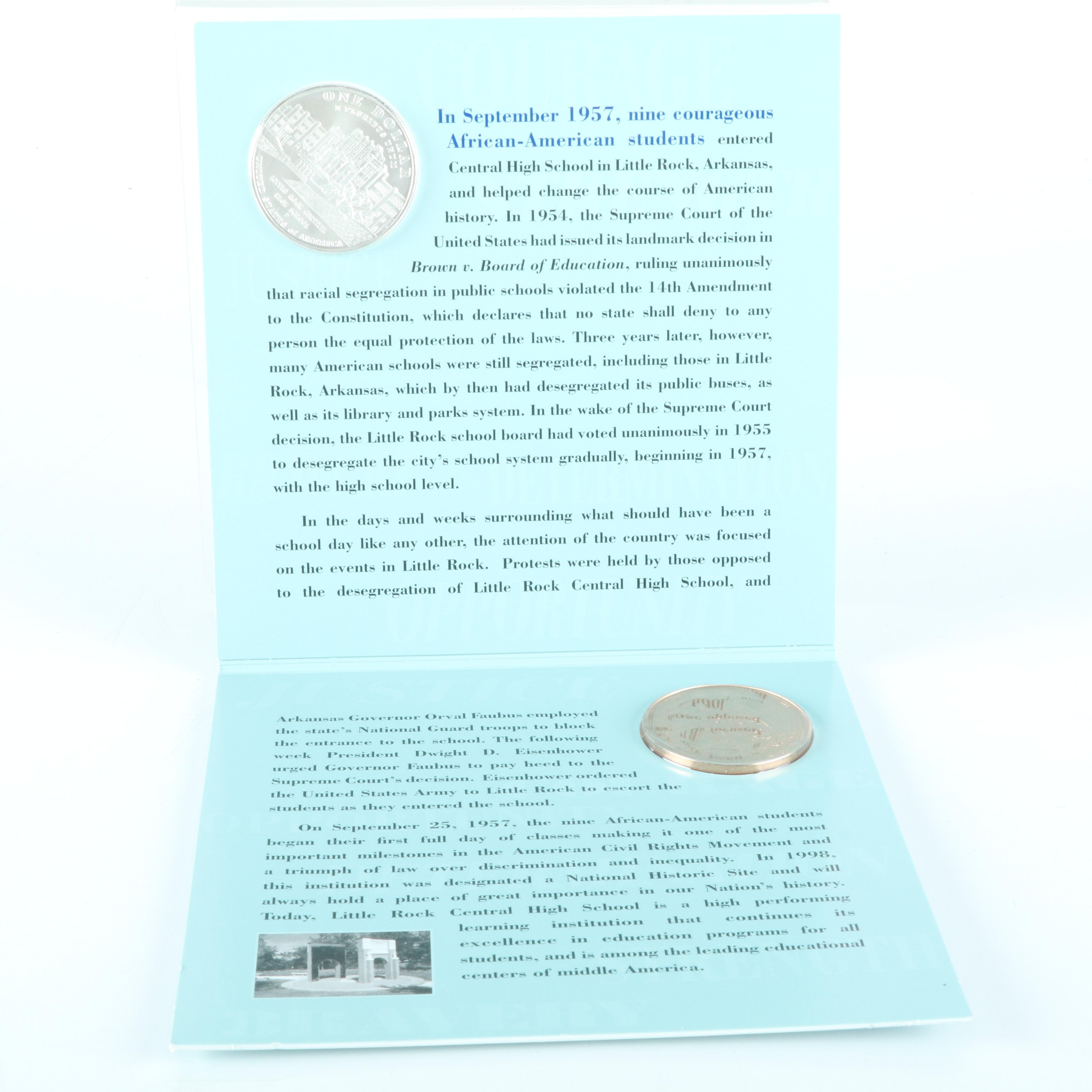 Two Modern Commemorative Sets with Silver Dollars