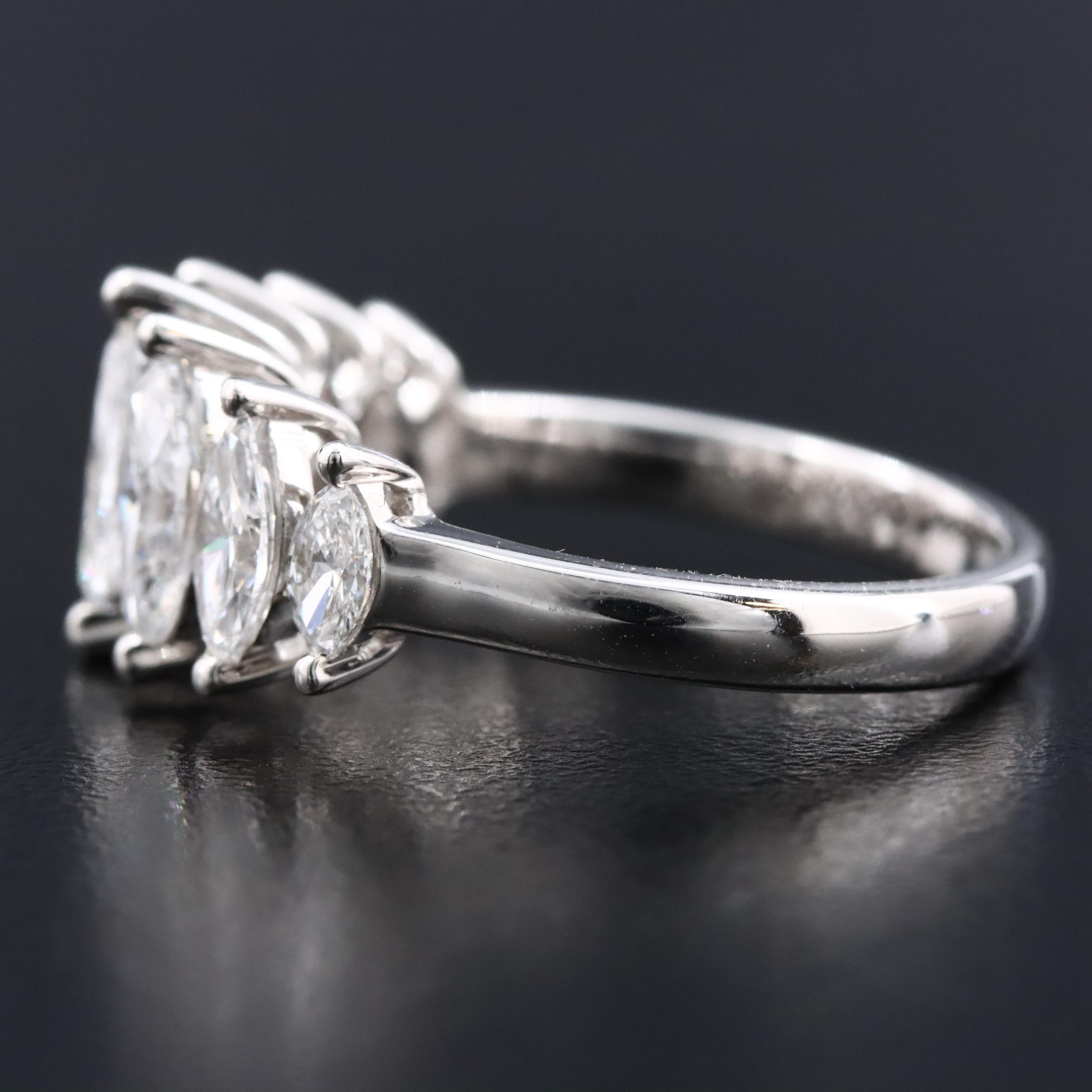 14K 2.12 CTW Lab Grown Diamond Pyramid Ring