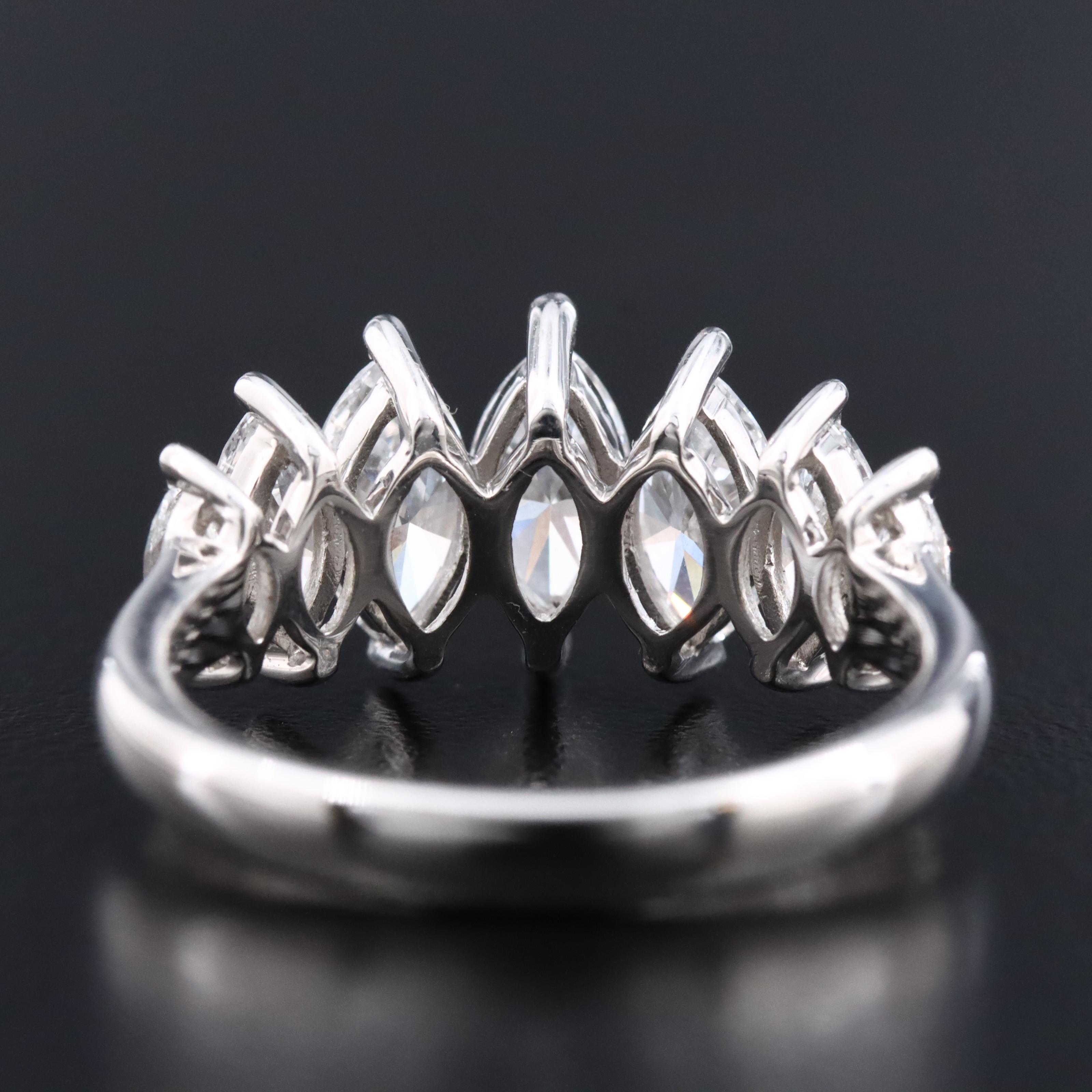 14K 2.12 CTW Lab Grown Diamond Pyramid Ring