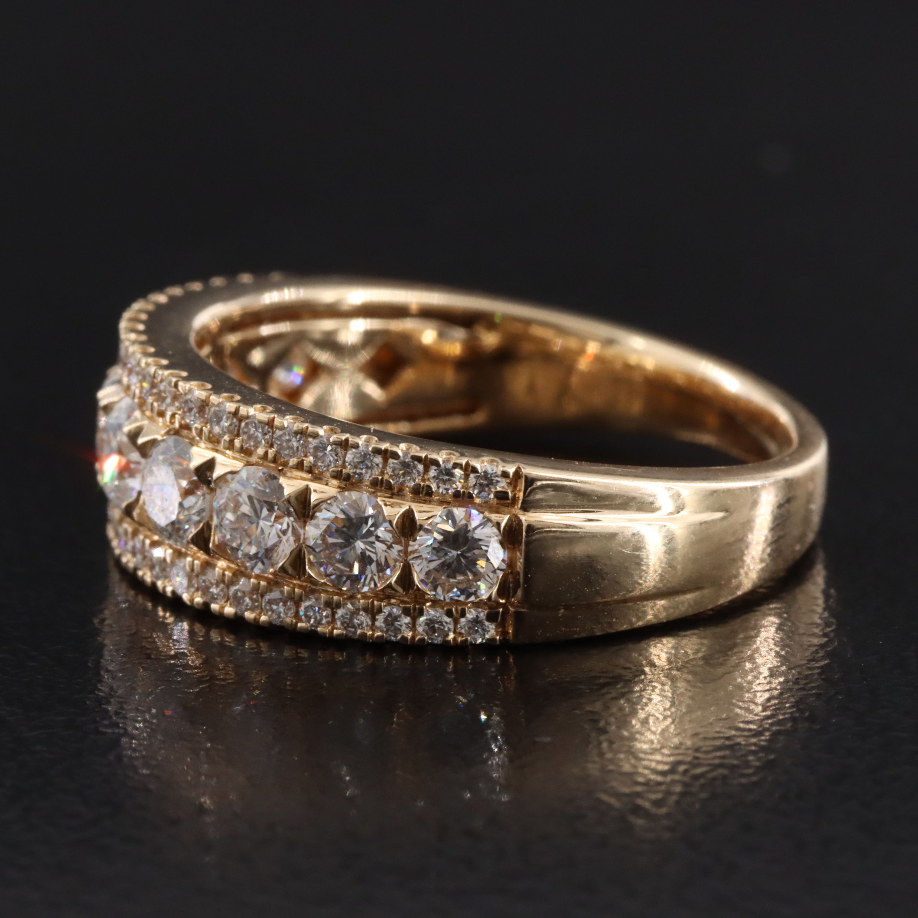 14K 1.25 CTW Lab Grown Diamond Ring