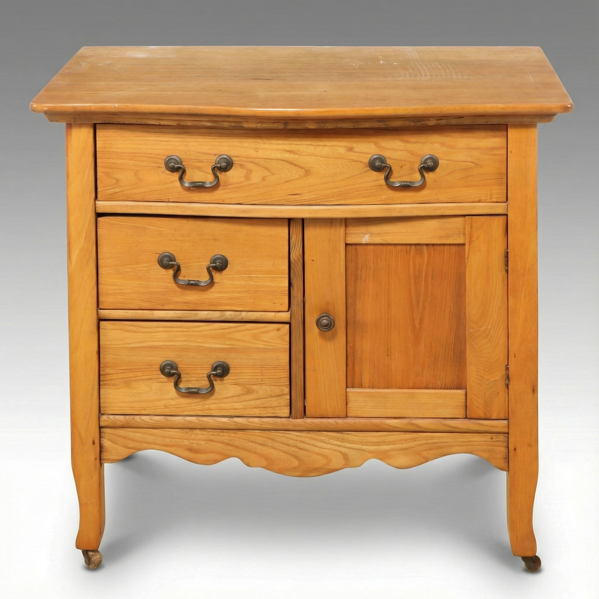 Late Victorian Oak Washstand