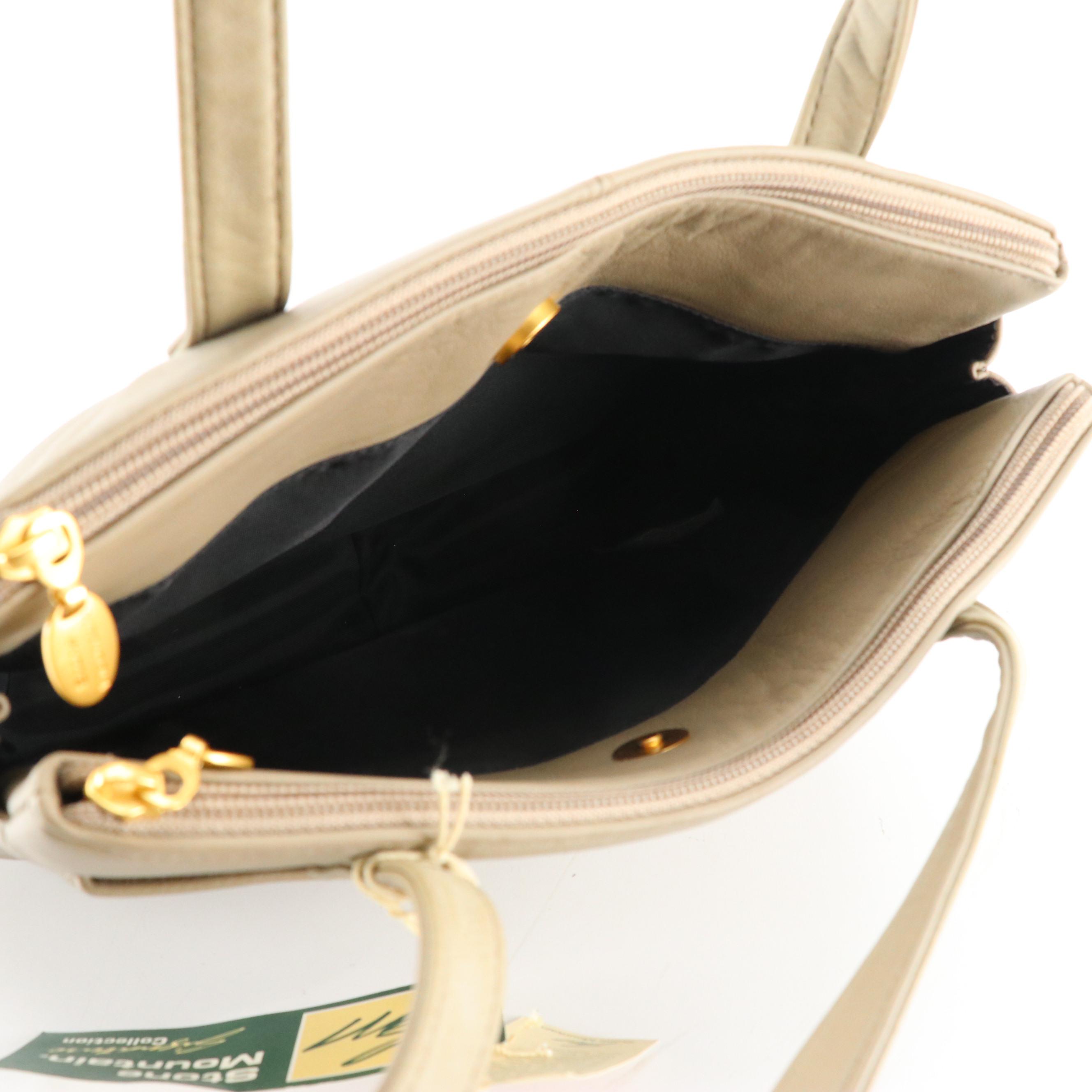 Stone Mountain Leather Shoulder Bag, DKNY Black Leather Top Handle Tote & More