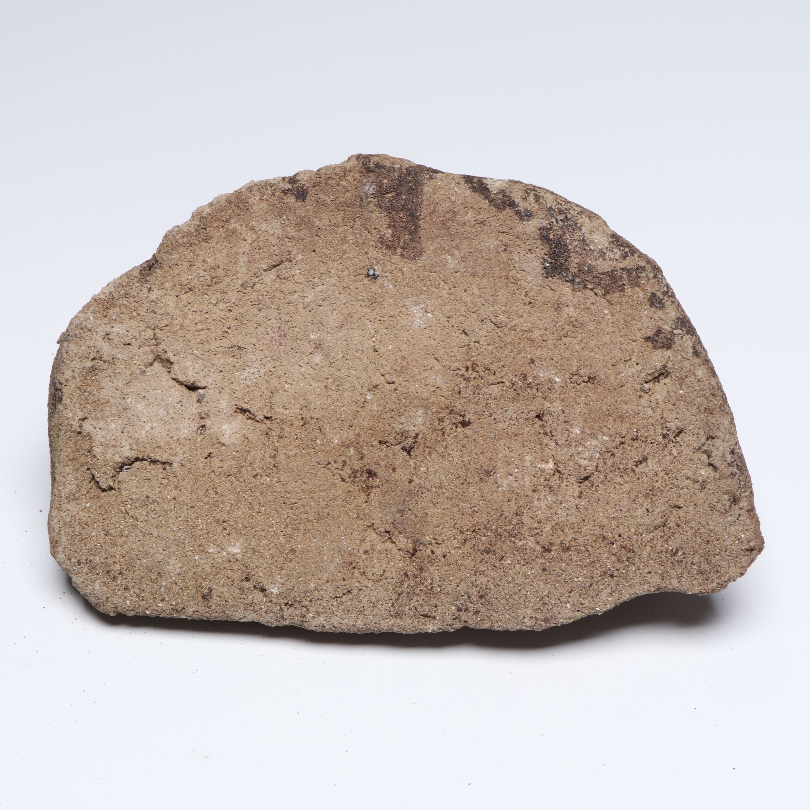 Concrete Doorstop with Inlaid Tractor Plaque