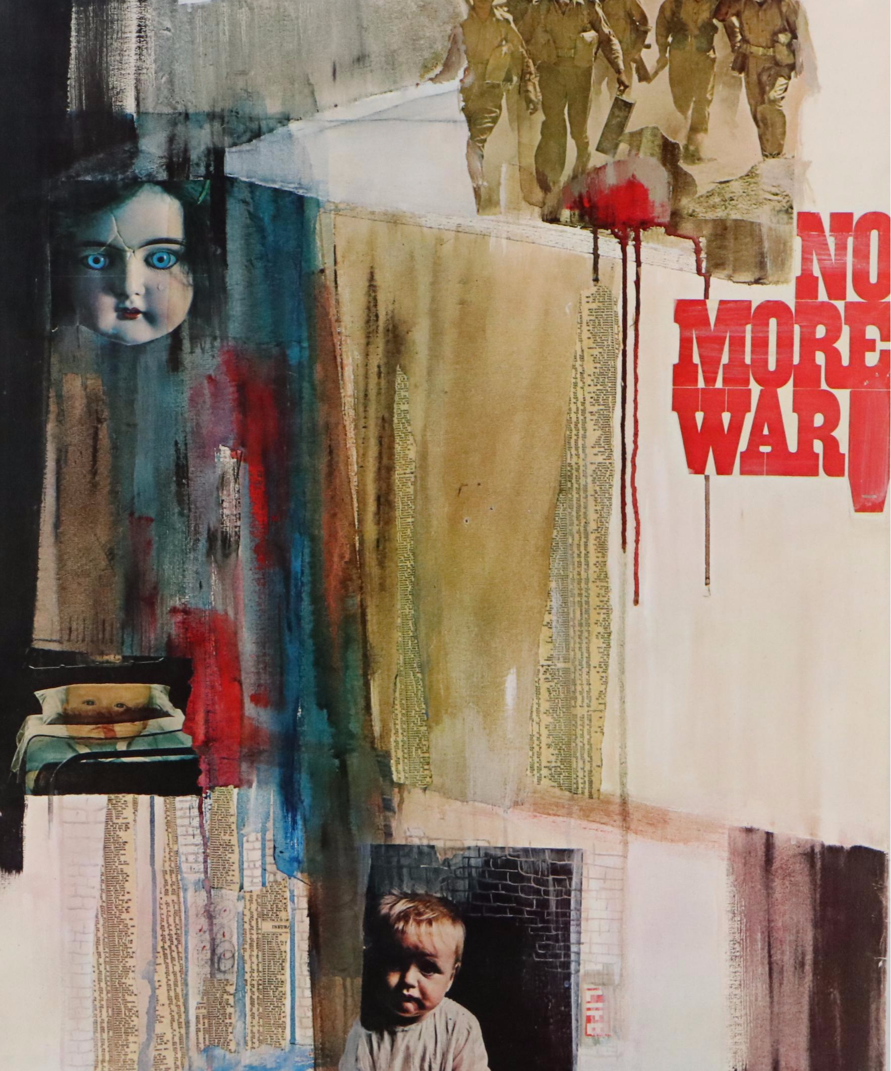 Offset Lithograph After Marilyn Kaplan "No More War"