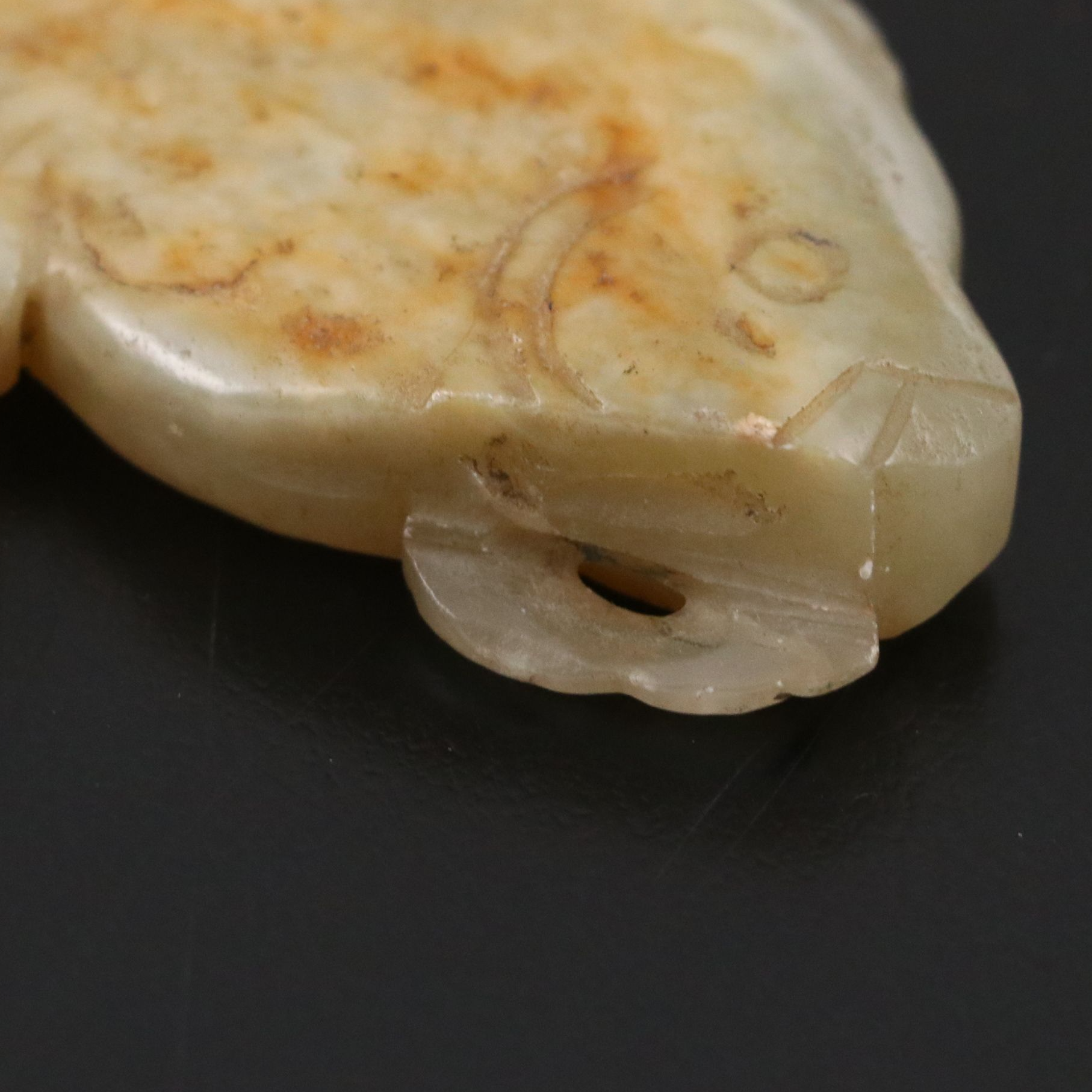 Chinese Carved Serpentine Fish