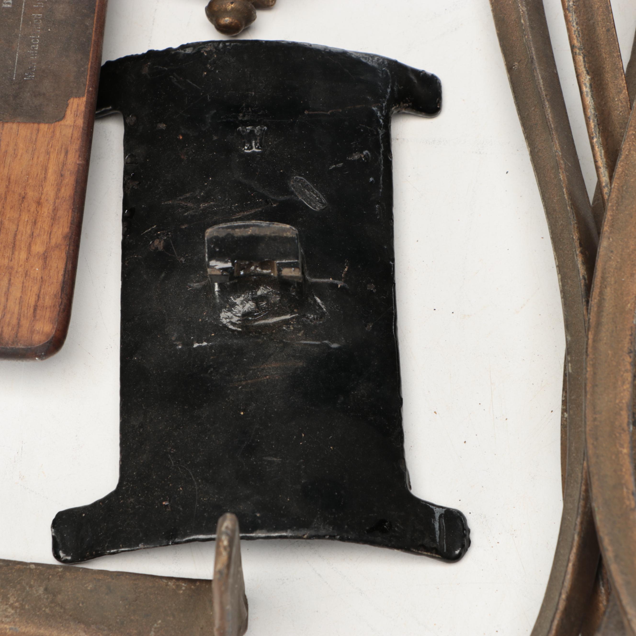 "Webster's International Dictionary" with Wooden Dictionary Holder