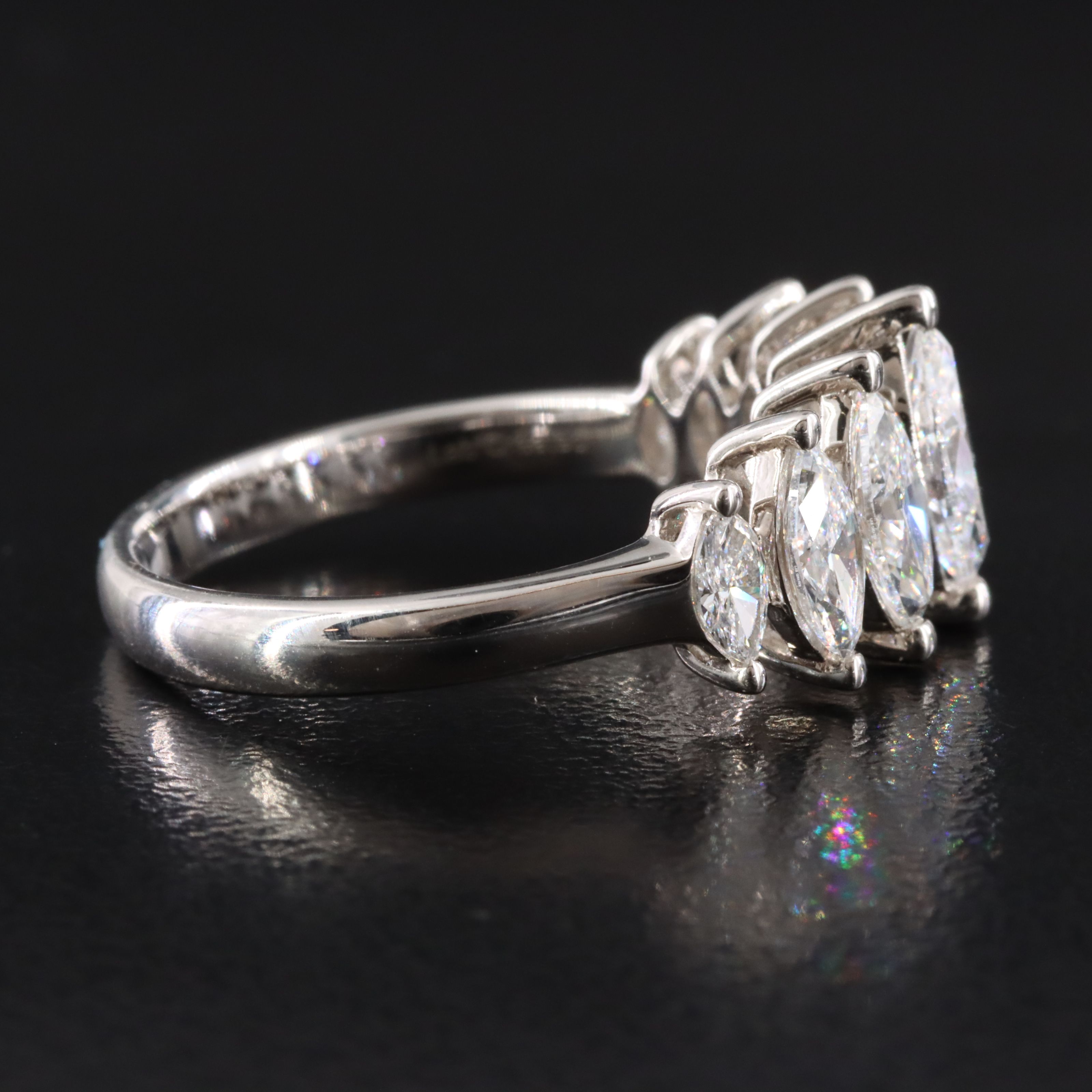 14K 2.06 CTW Lab Grown Diamond Pyramid Ring
