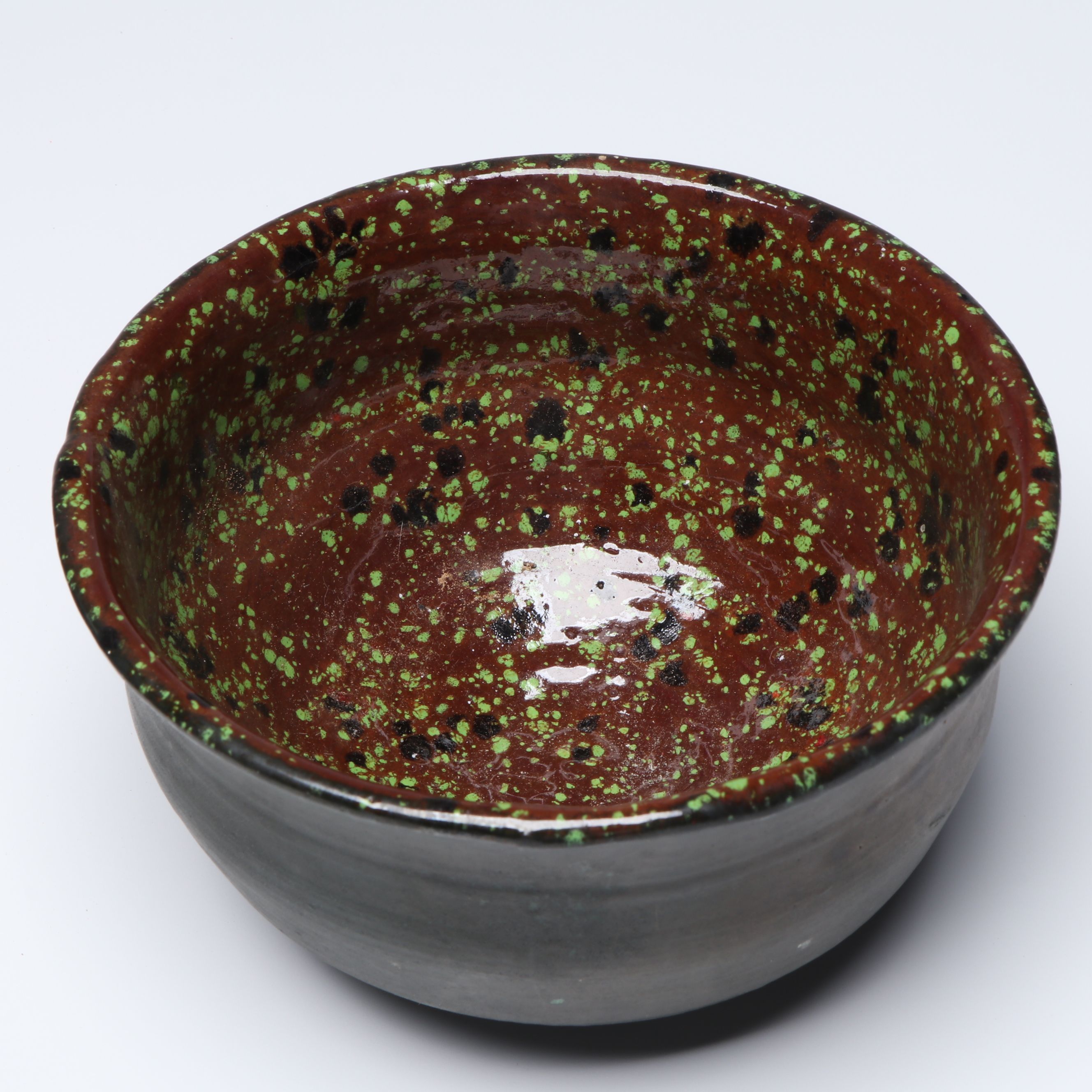 Stamped, Speckled and Other Studio Art Pottery Vases and Bowls