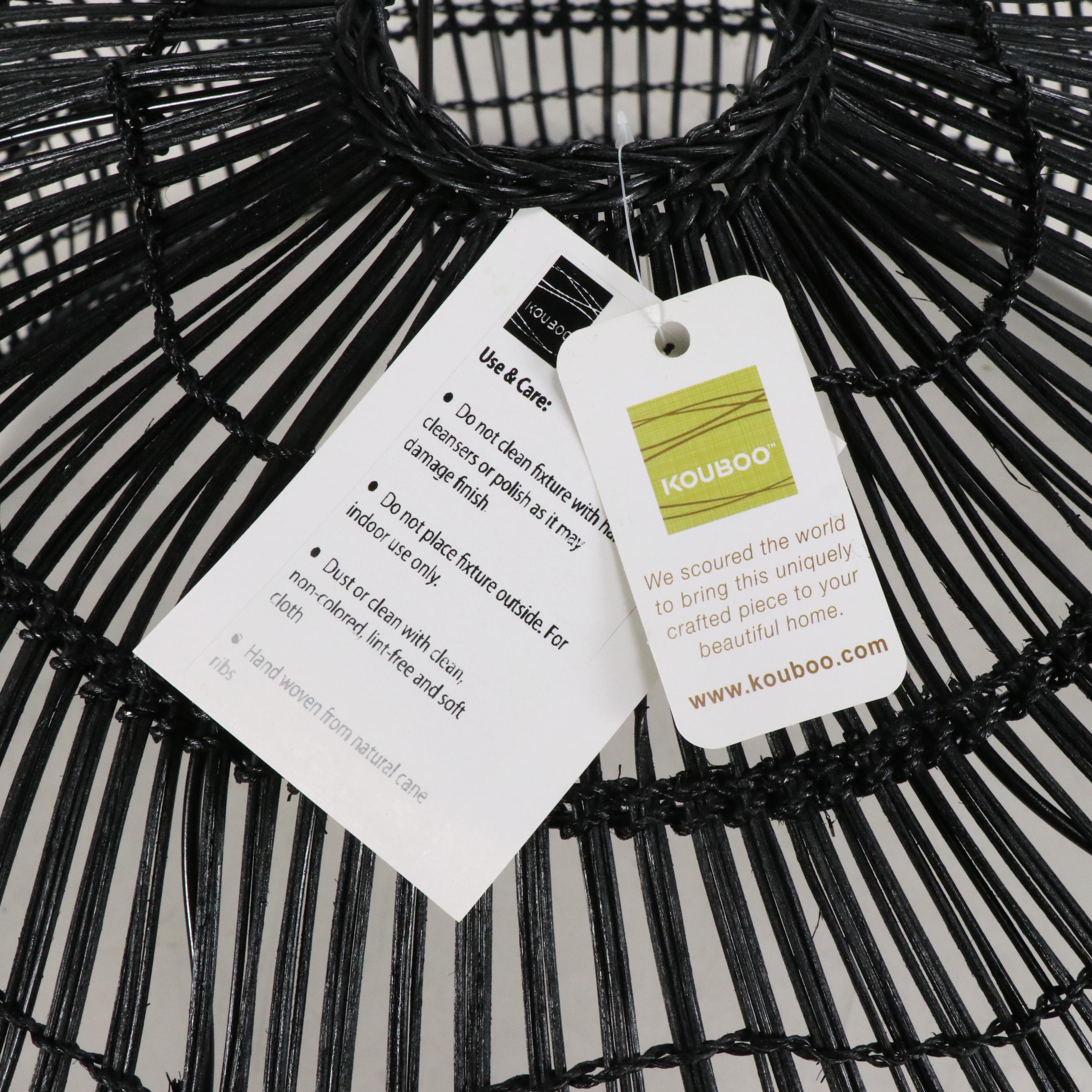 Kouboo Rattan Dome Pendant Light