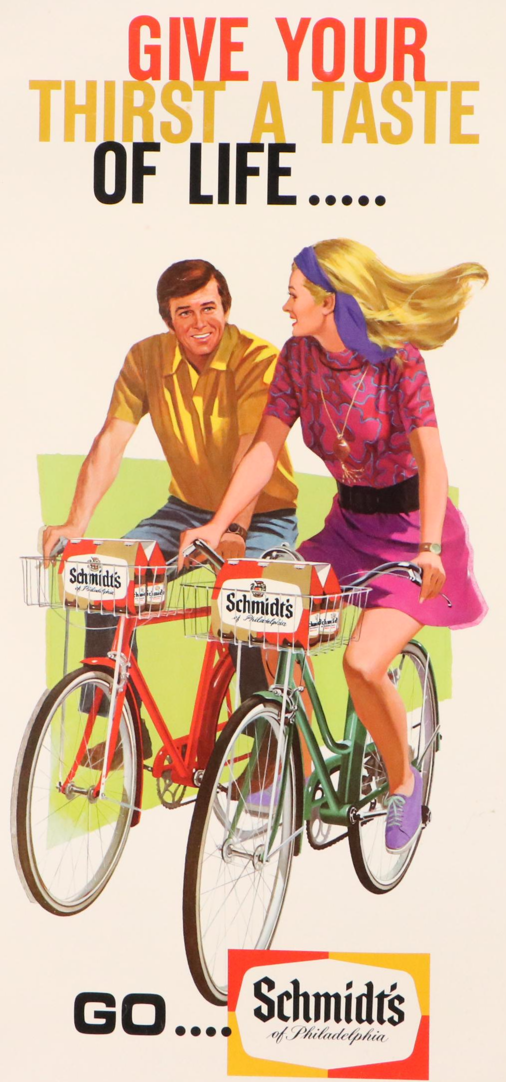 C. Schmidt & Sons Brewing Co. Advertising Offset Lithograph, 20th Century