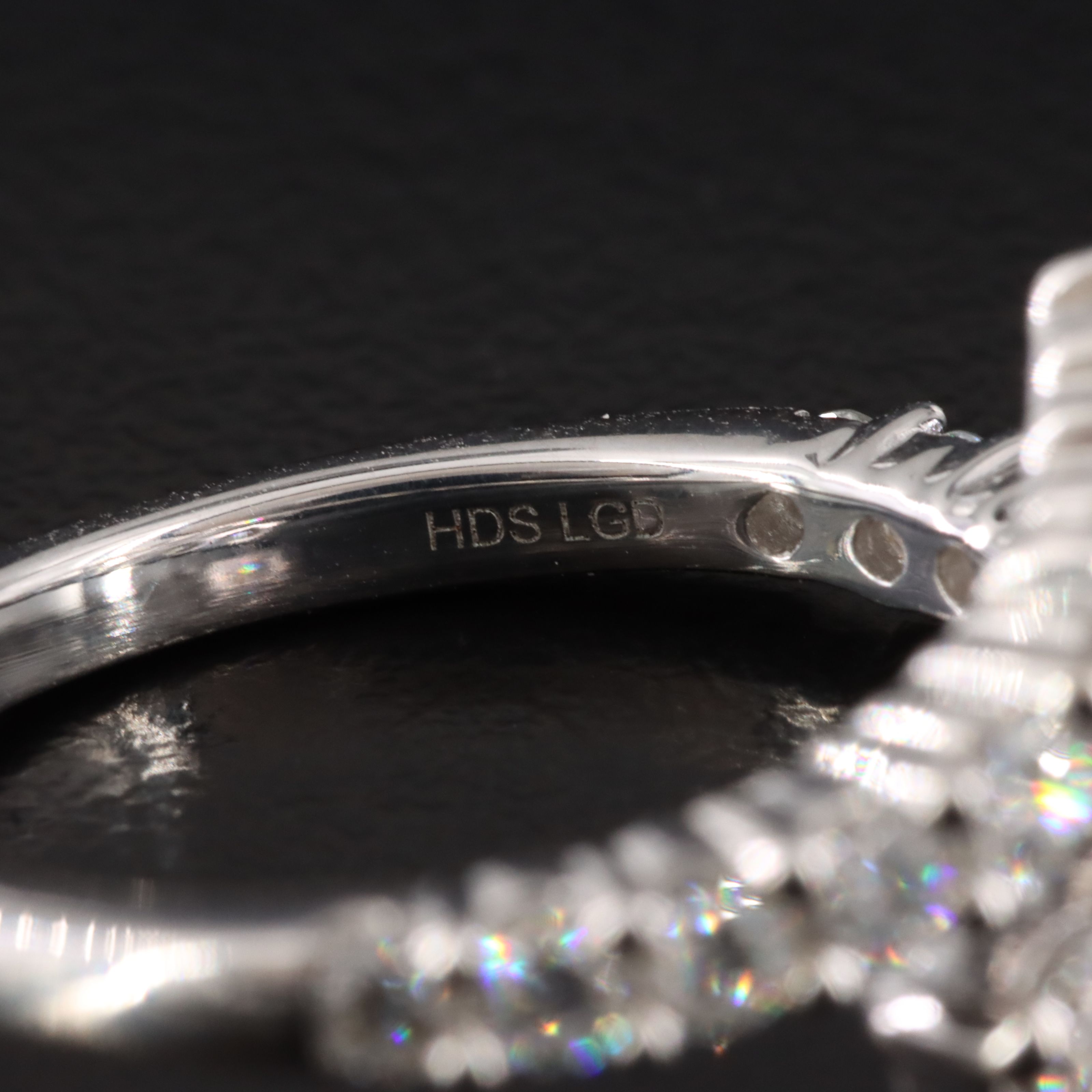 14K 1.01 CTW Lab Grown Diamond Bypass Ring