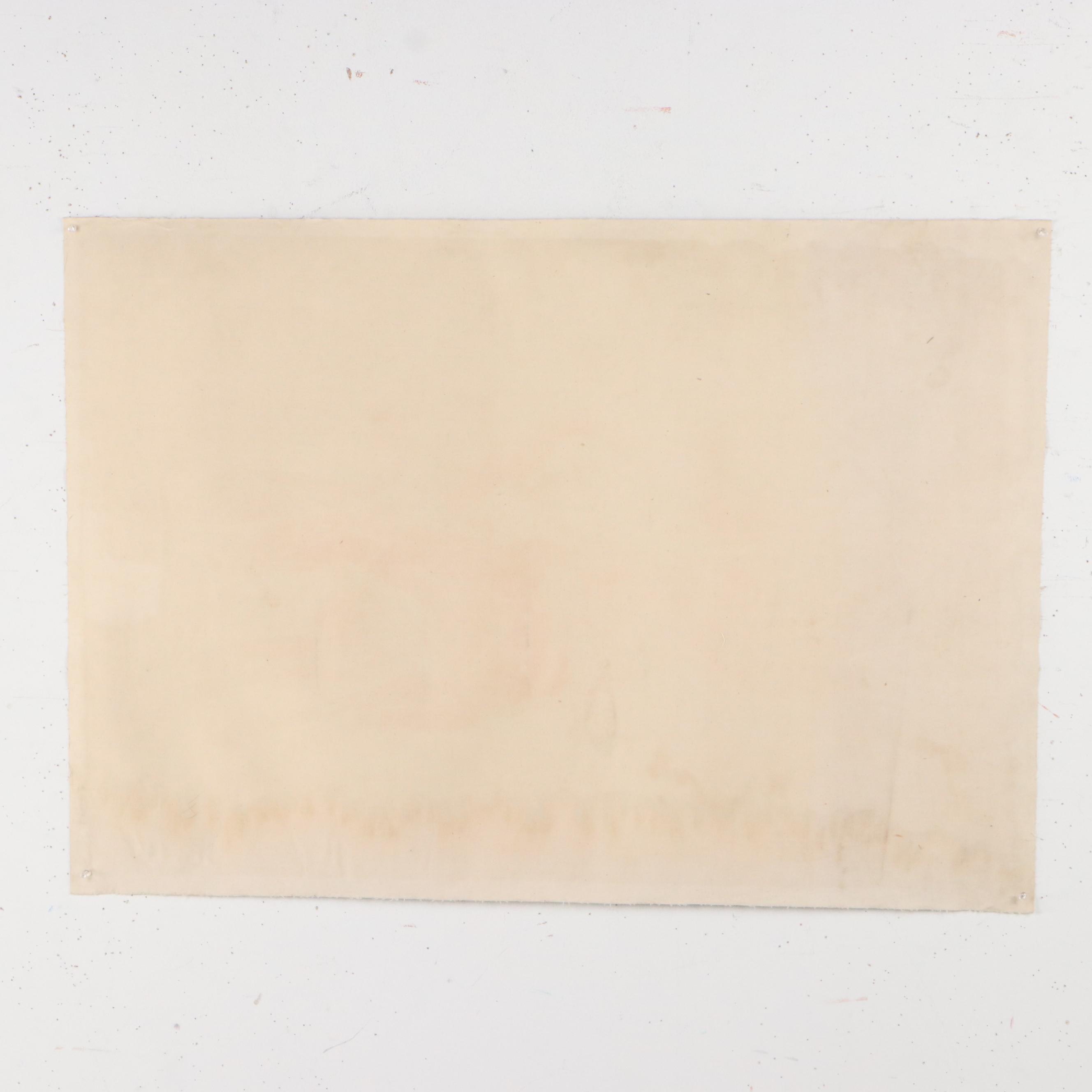 The Courier Lithographing Co. Chromolithograph "Running Race," Late 19th Century