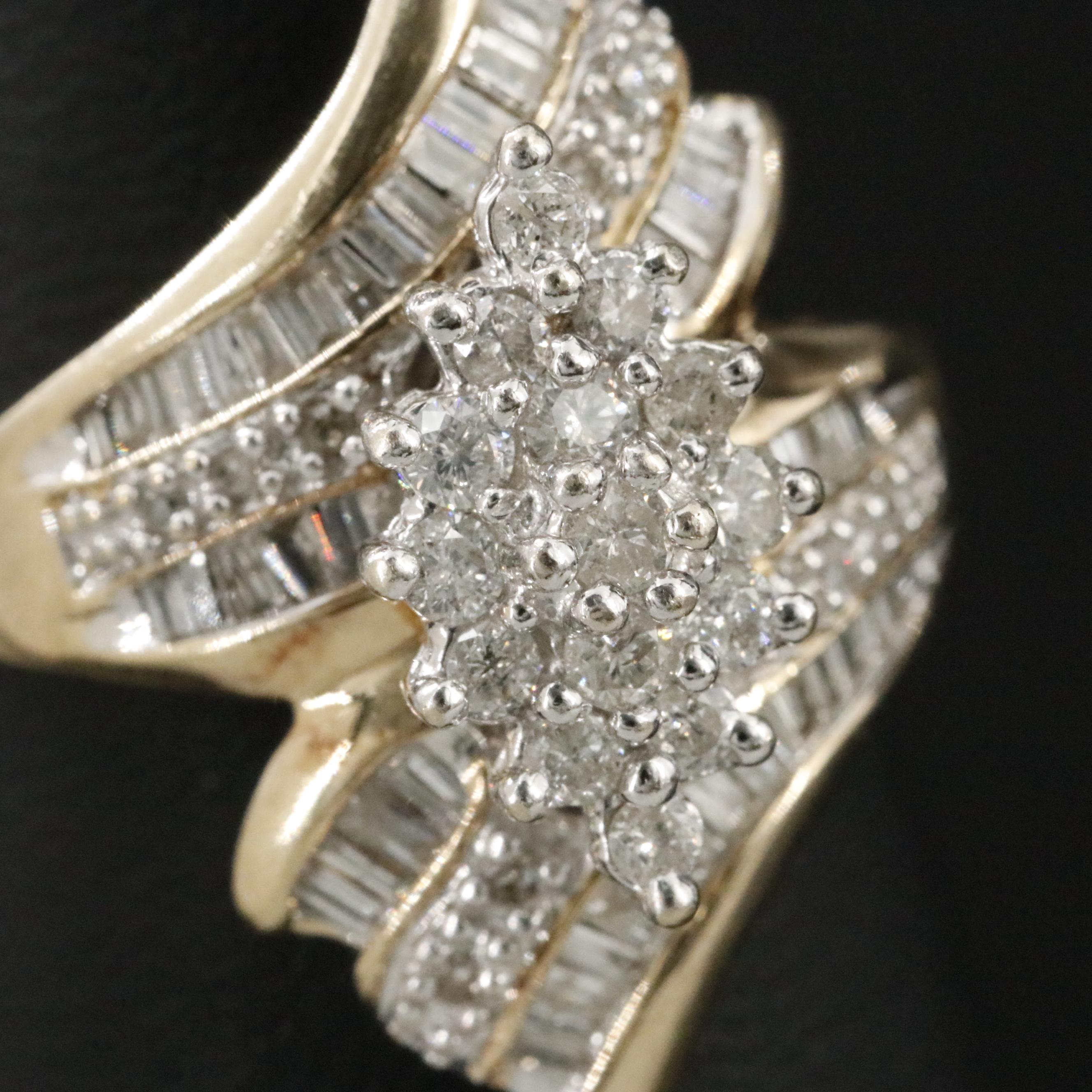 10K 1.09 CTW Diamond Ring