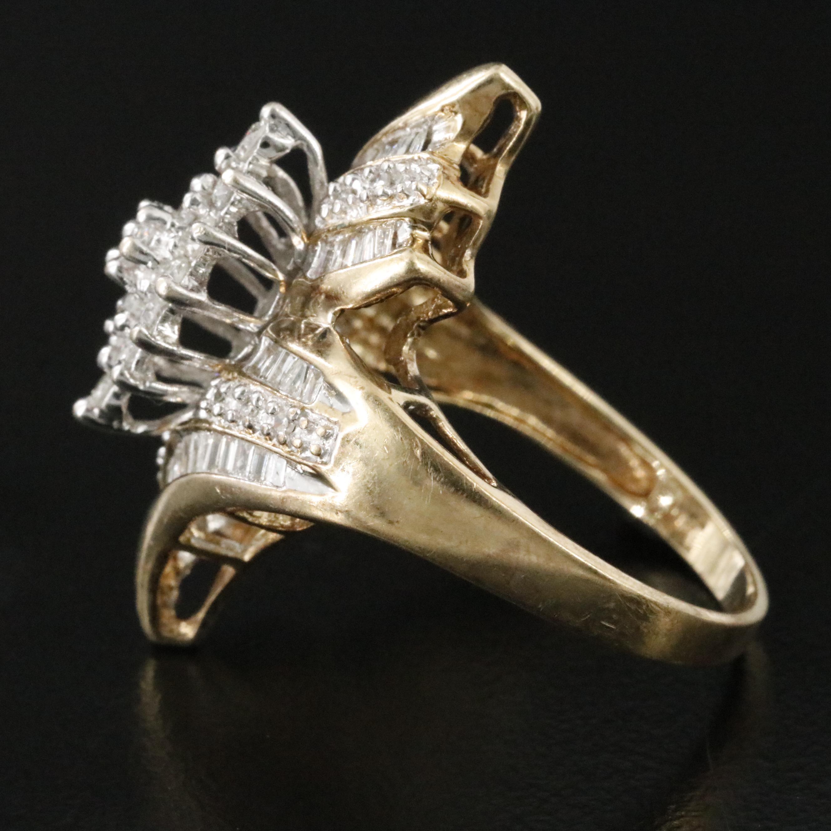 10K 1.09 CTW Diamond Ring