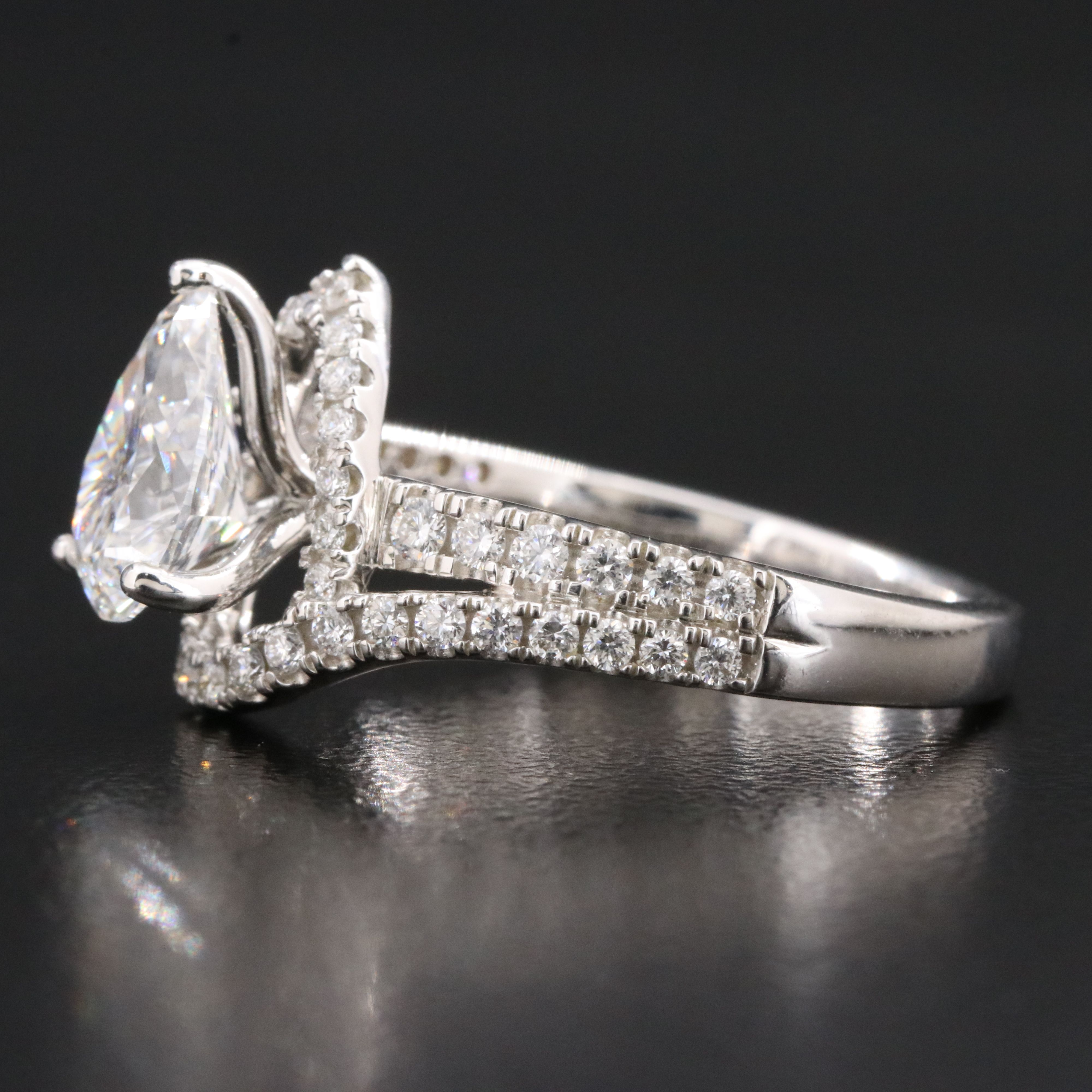 14K 2.16 CTW Lab Grown Diamond Ring