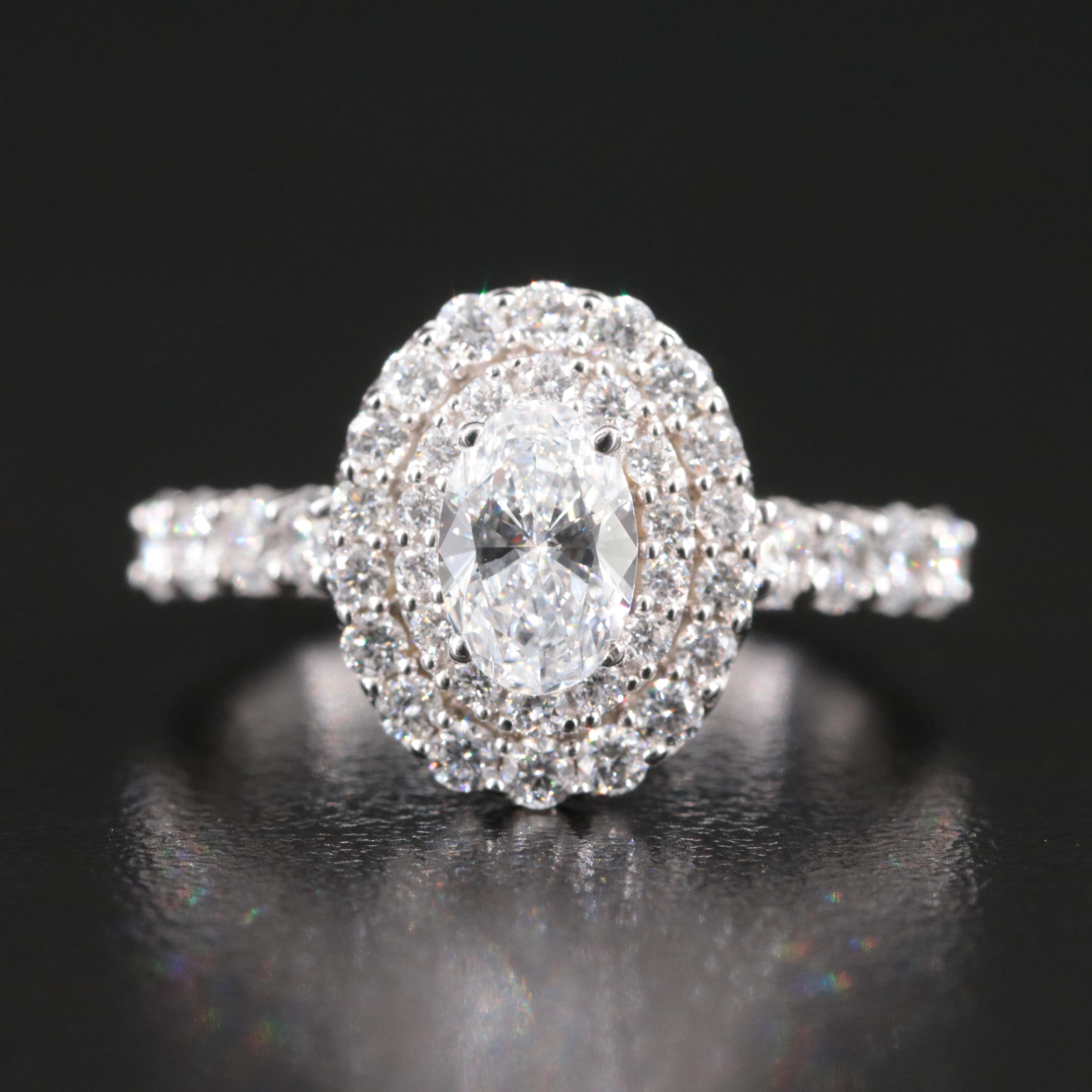 14K 1.63 CTW Lab Grown Diamond Ring