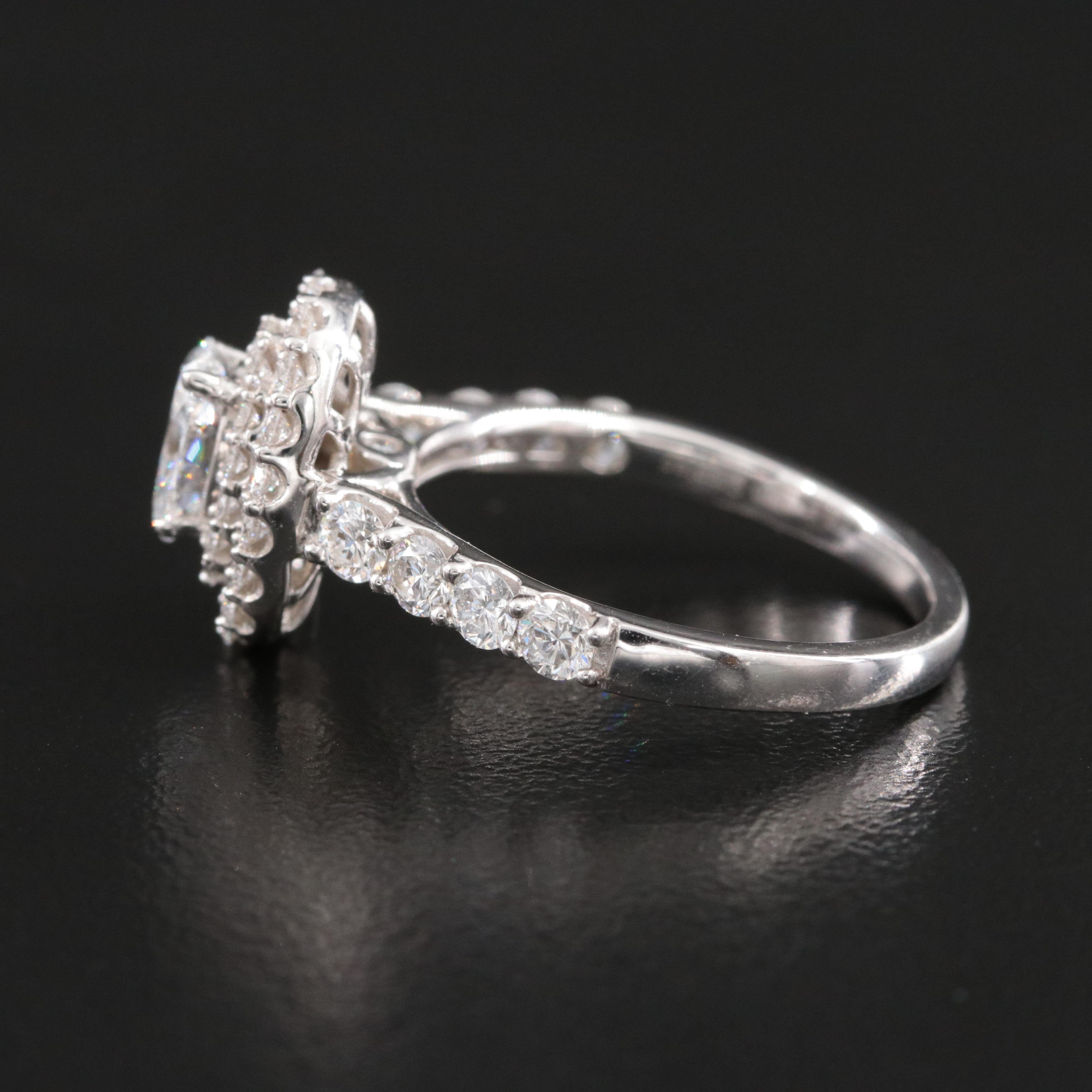 14K 1.63 CTW Lab Grown Diamond Ring
