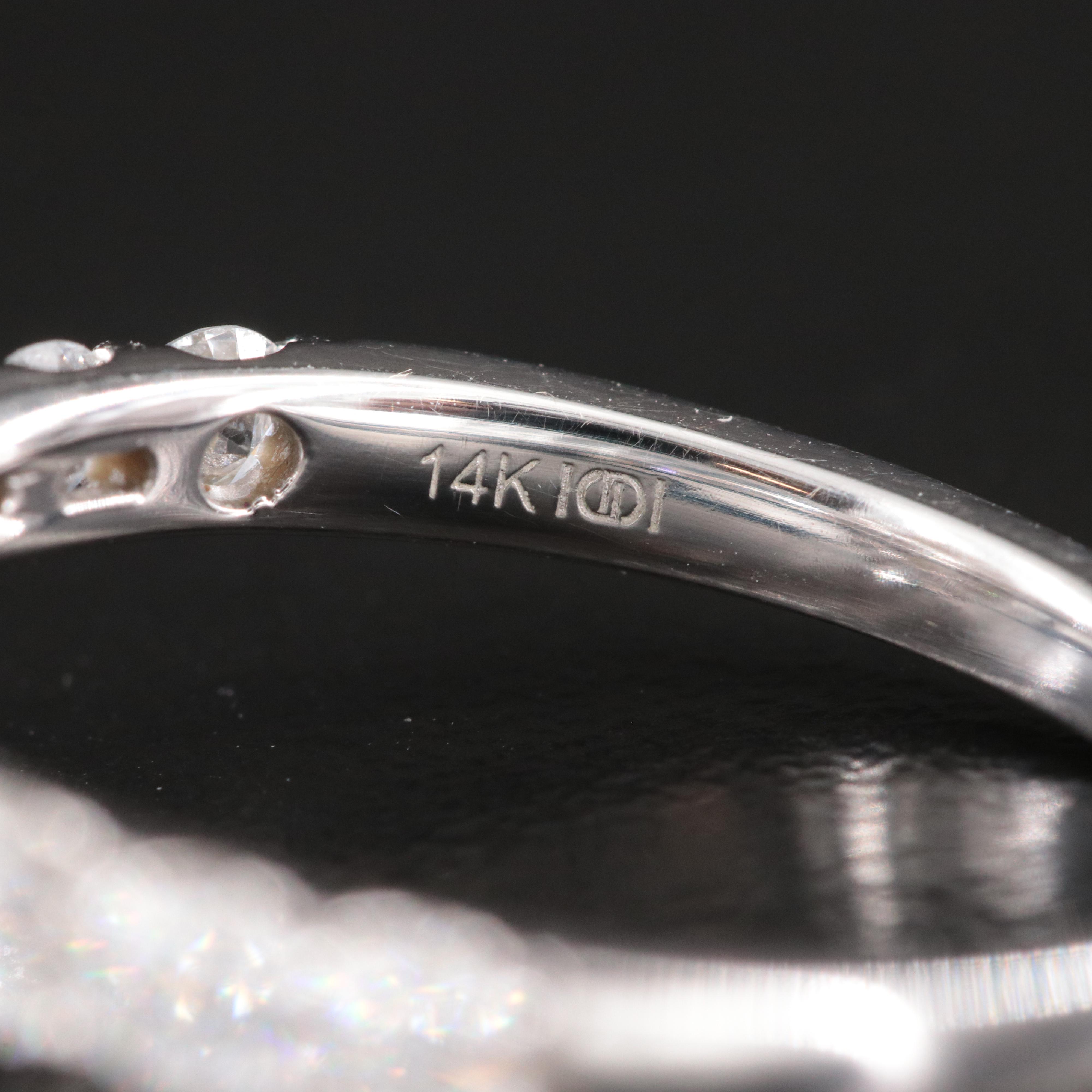 14K 1.63 CTW Lab Grown Diamond Ring