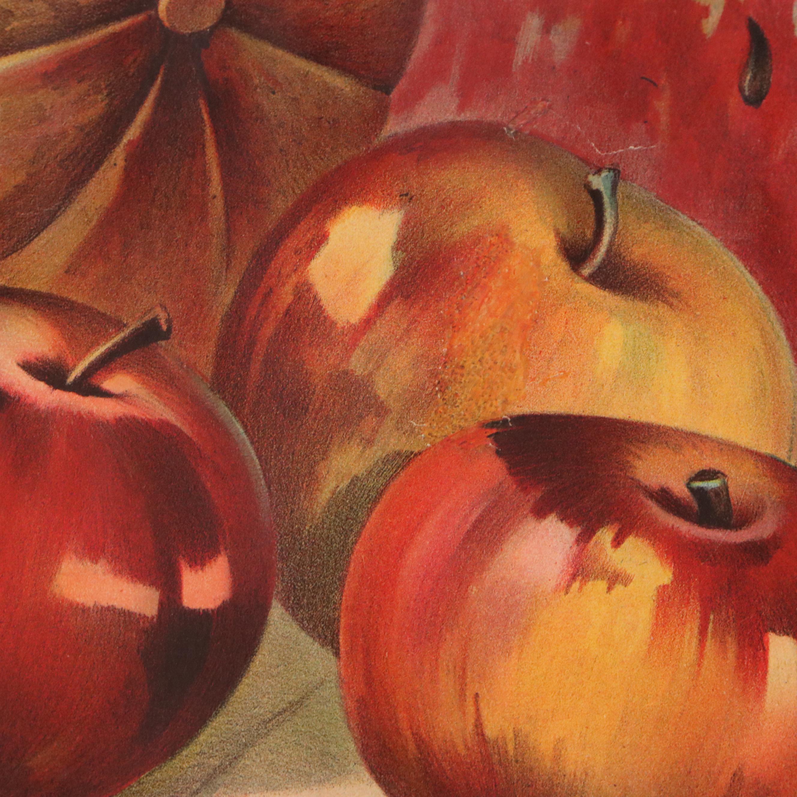 The Donaldson Lithographing Co. Chromolithograph of Fruit Still Life, 1893