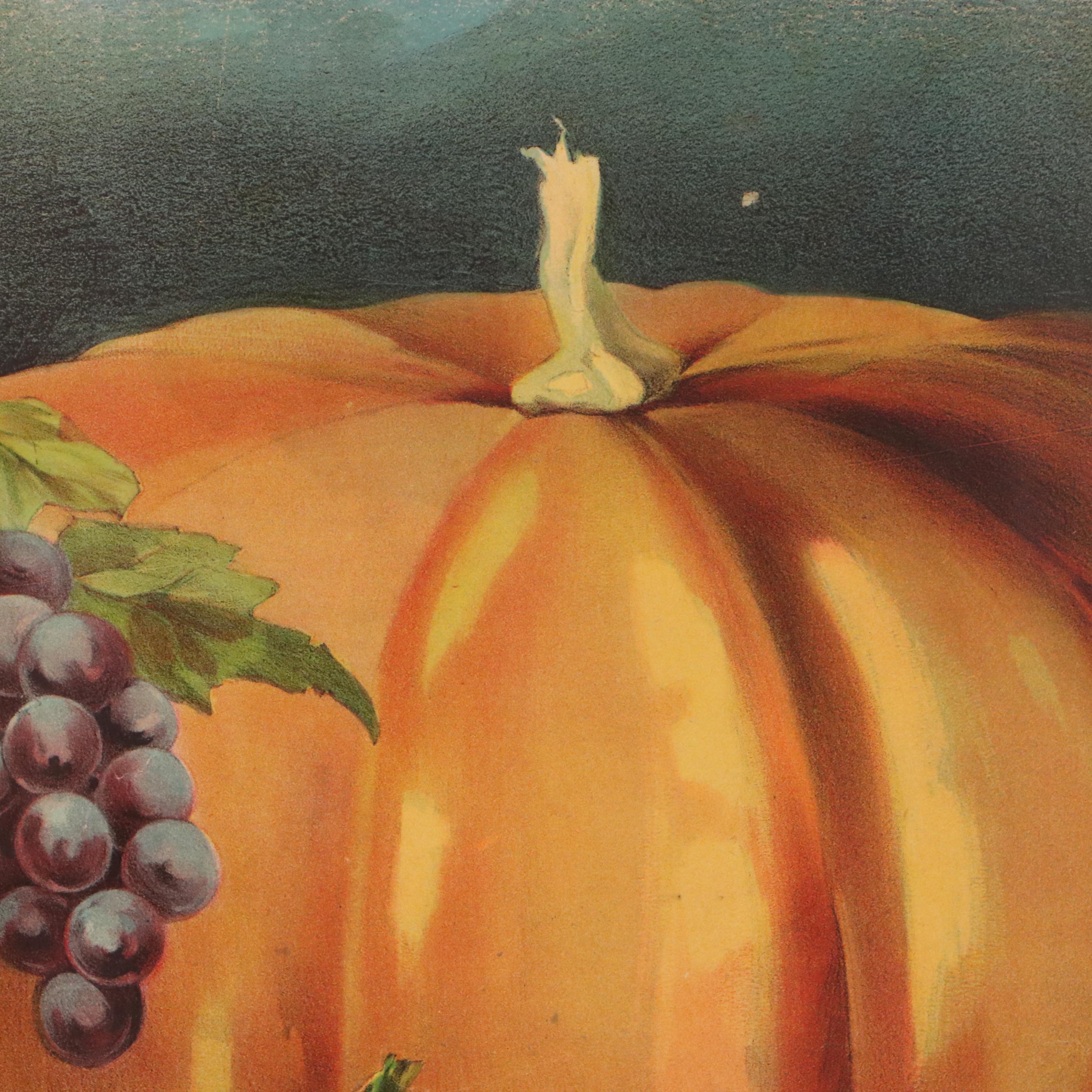 The Donaldson Lithographing Co. Chromolithograph of Fruit Still Life, 1893