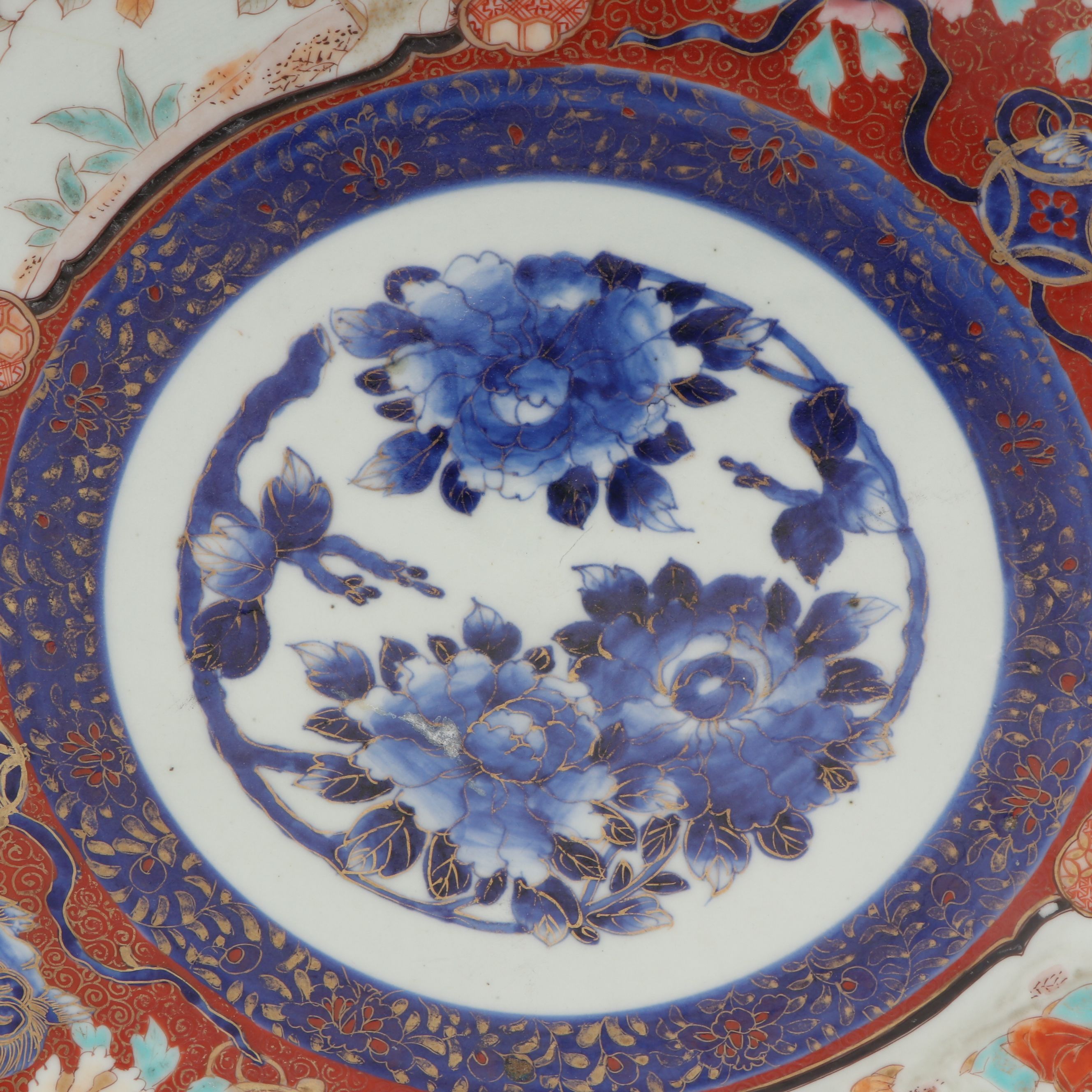 Japanese Meiji Period Imari Porcelain Plate