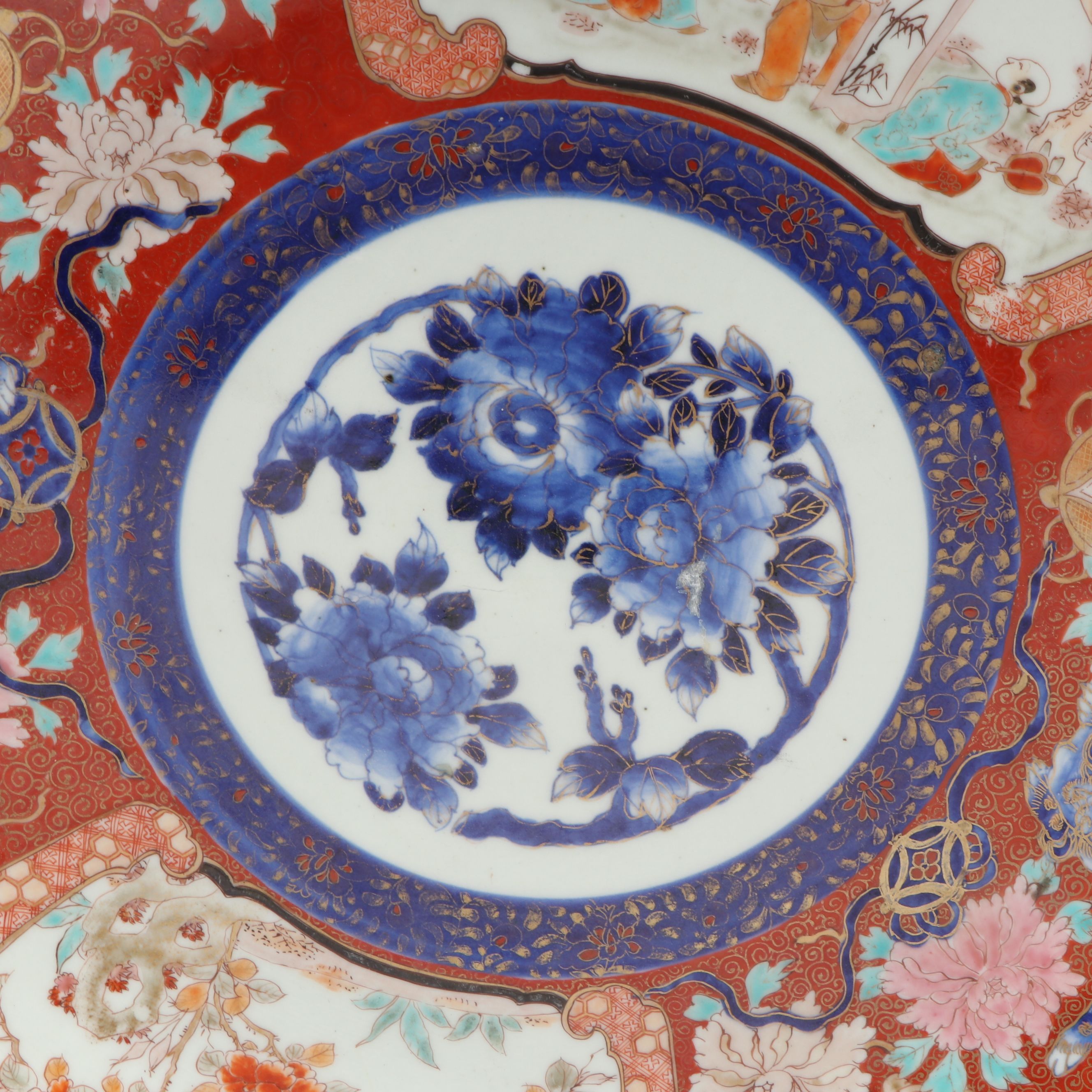 Japanese Meiji Period Imari Porcelain Plate