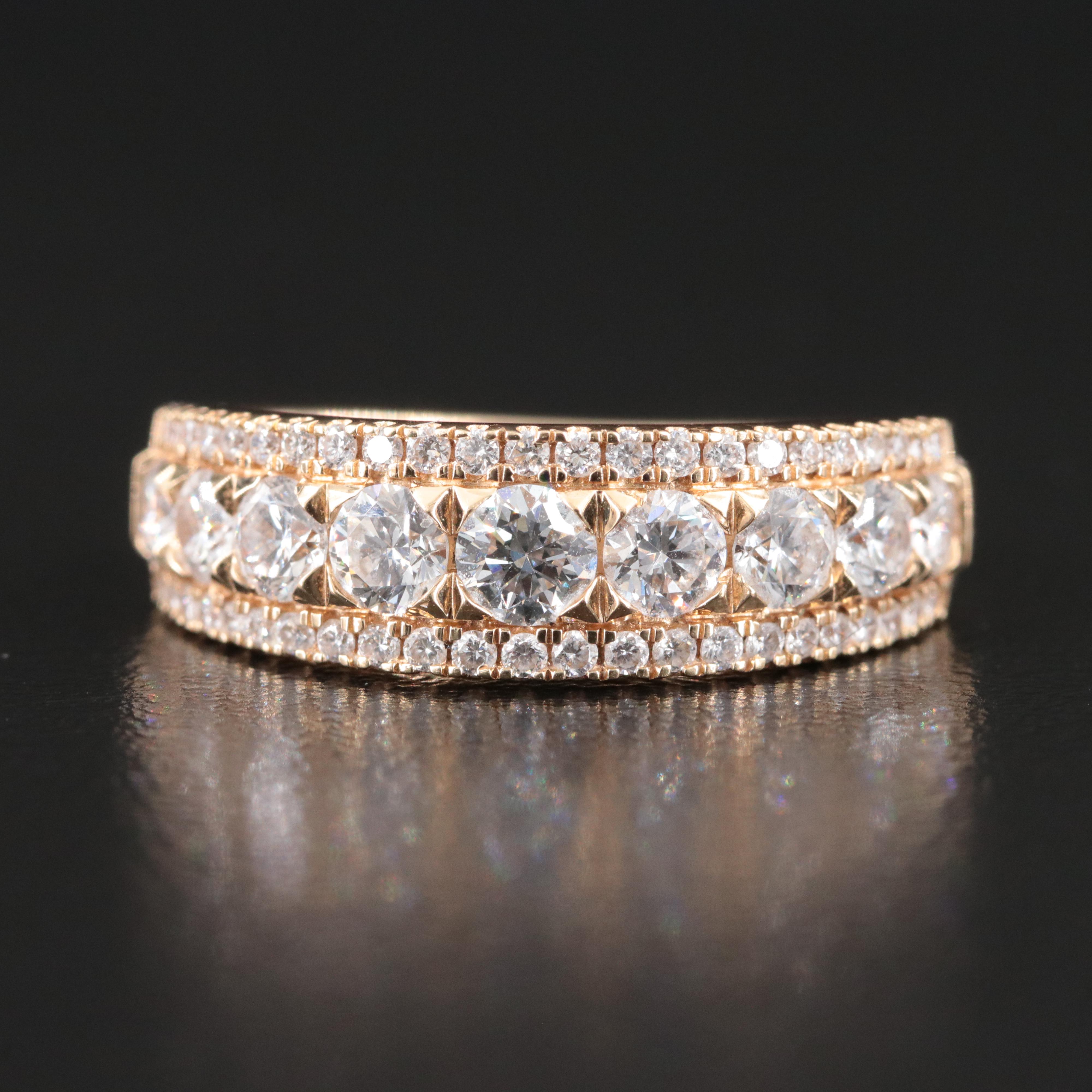 14K 1.25 CTW Lab Grown Diamond Ring