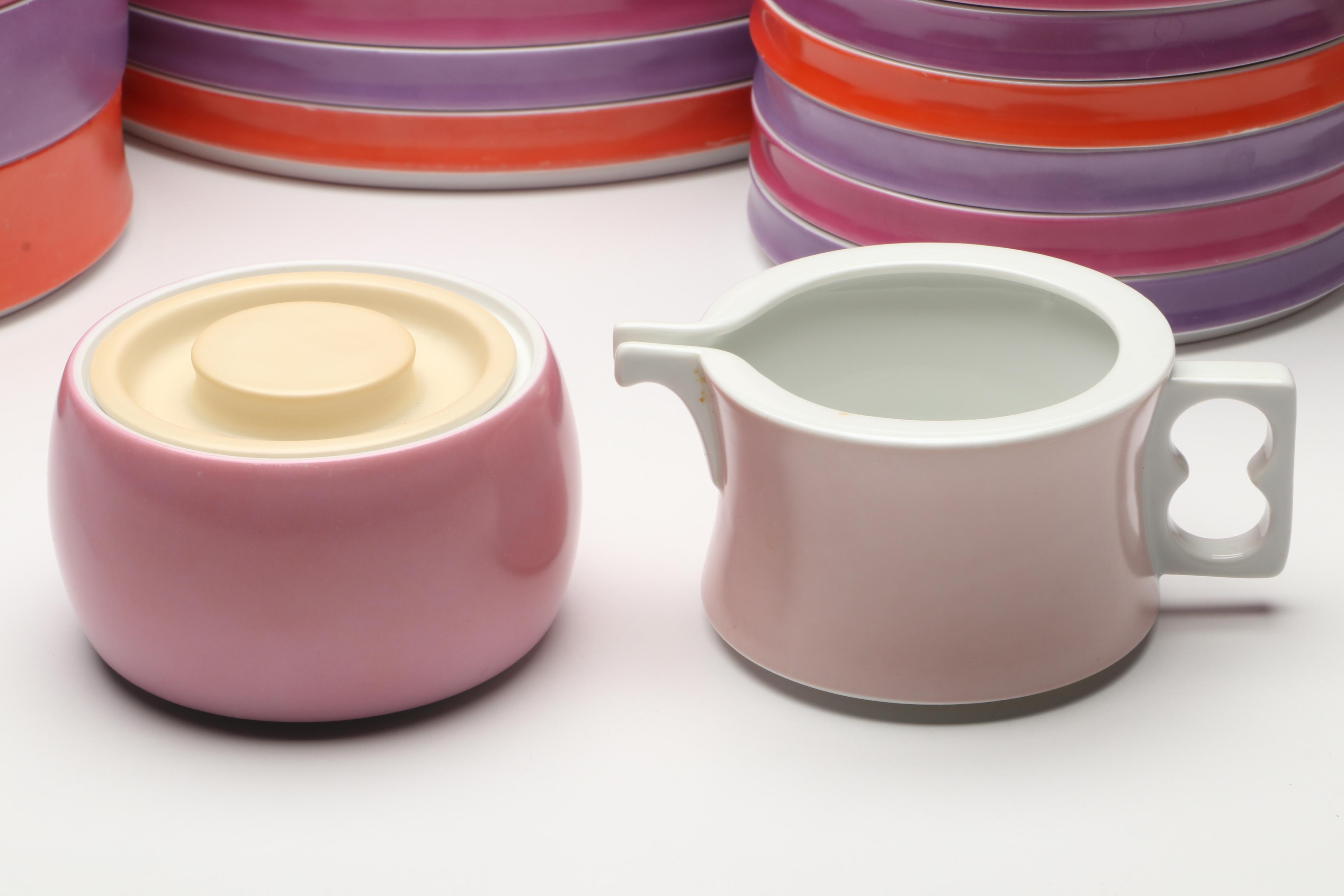 Block "Chromatics Red Lavender" Porcelain Dinnerware, 1971-1981