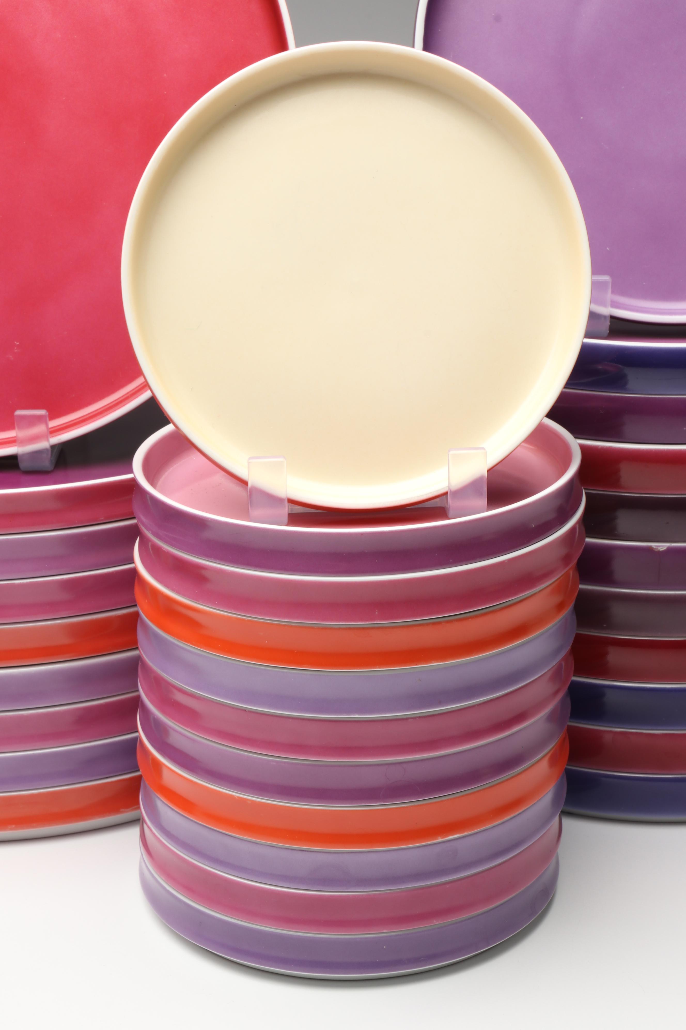 Block "Chromatics Red Lavender" Porcelain Dinnerware, 1971-1981