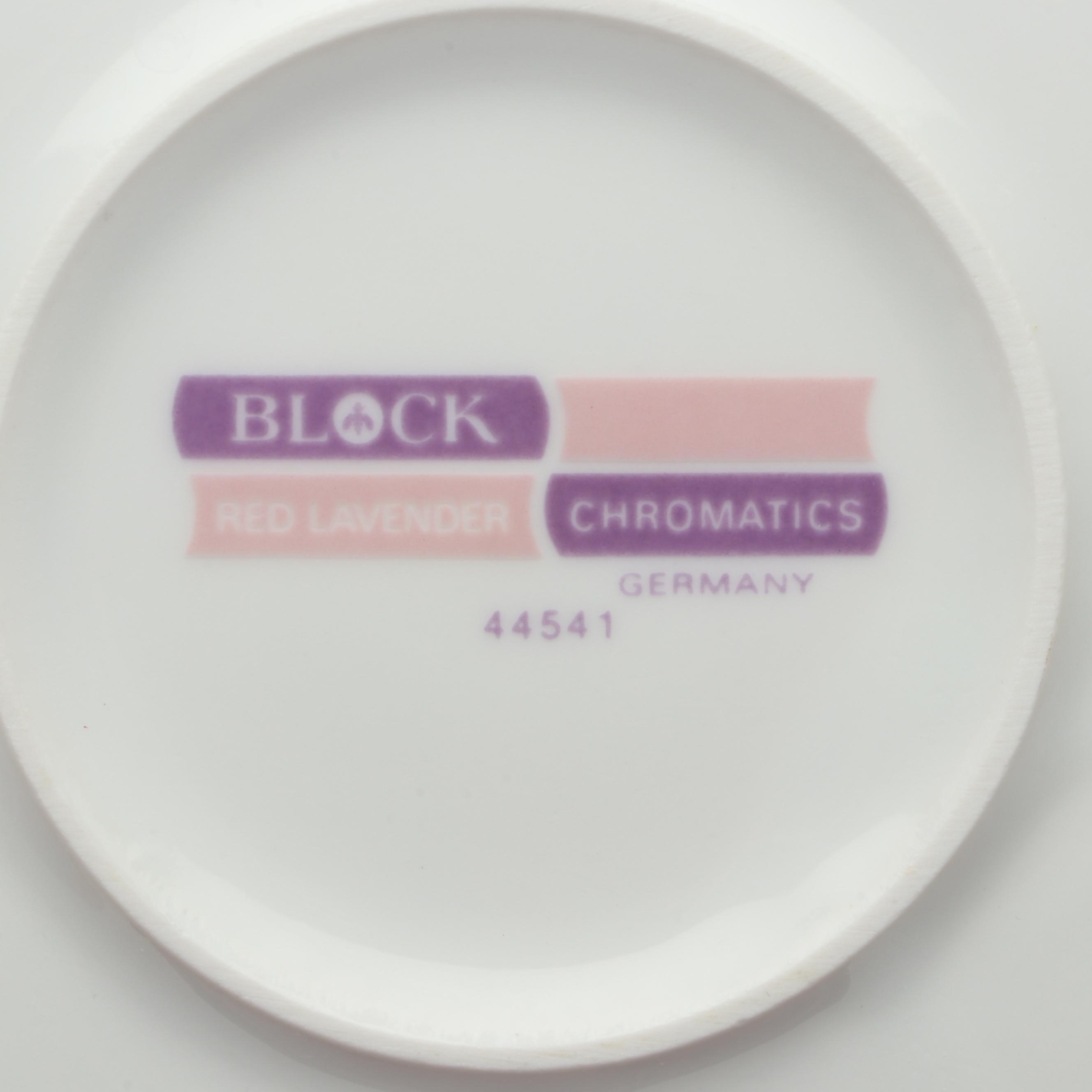 Block "Chromatics Red Lavender" Porcelain Dinnerware, 1971-1981