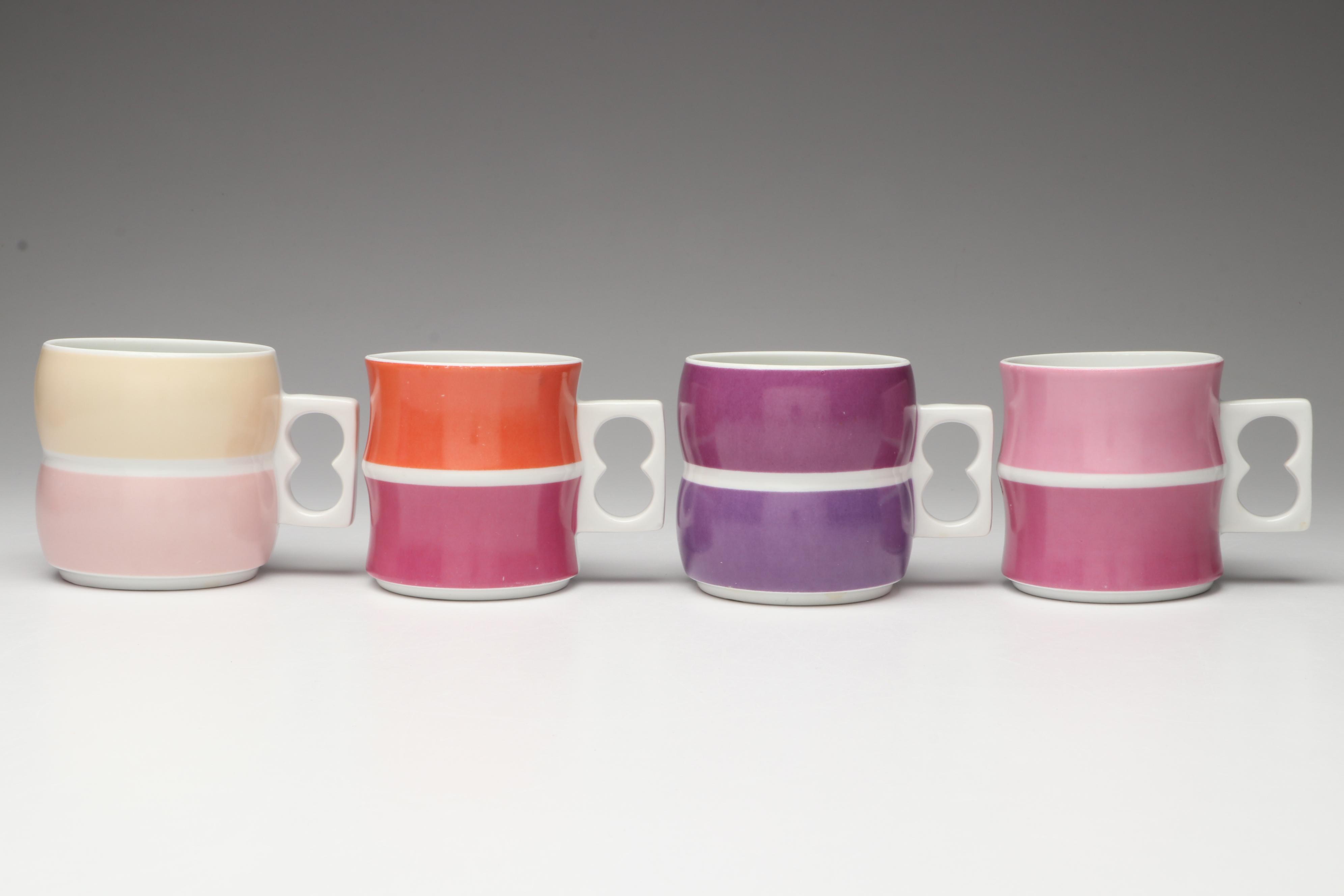 Block "Chromatics Red Lavender" Porcelain Dinnerware, 1971-1981