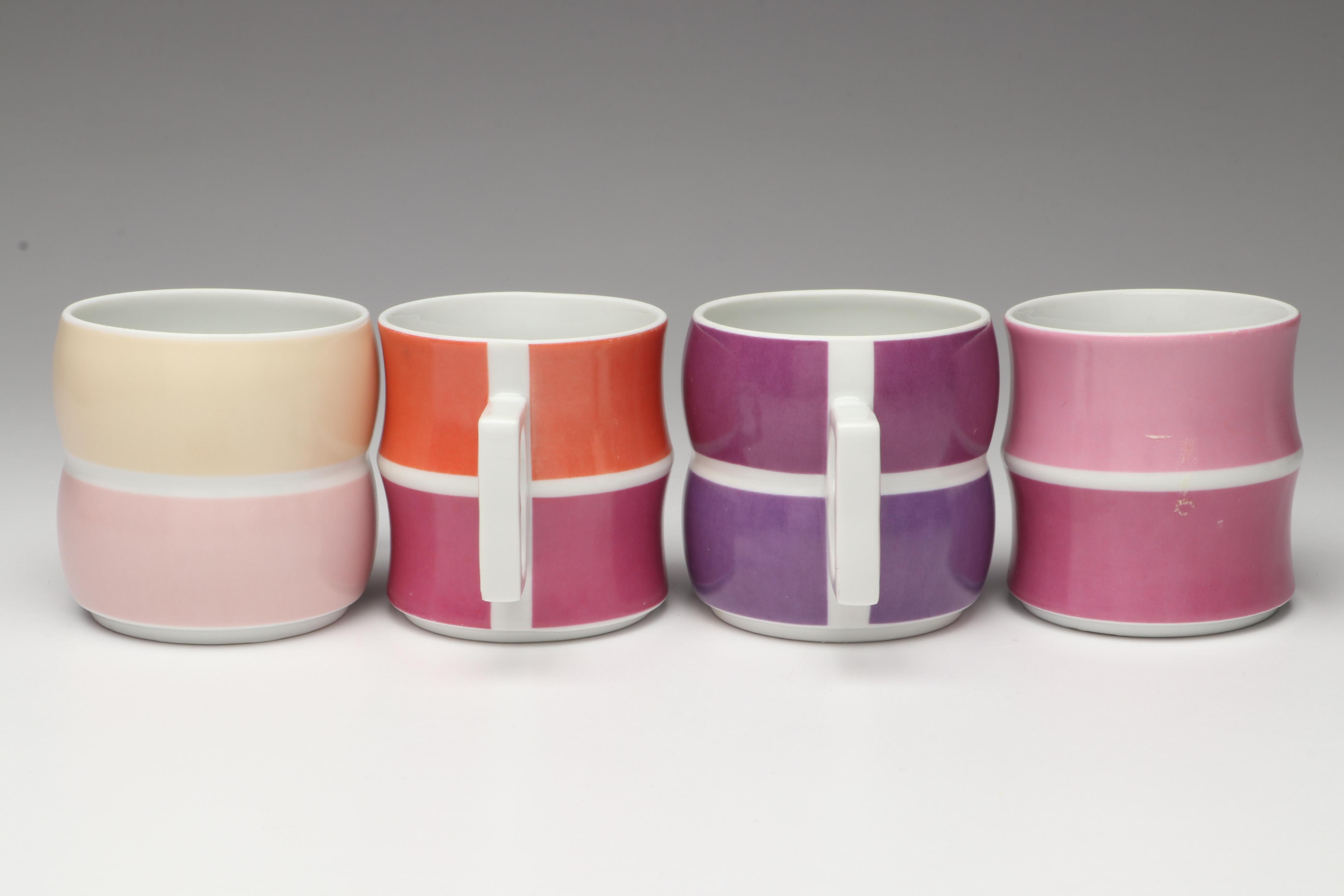 Block "Chromatics Red Lavender" Porcelain Dinnerware, 1971-1981