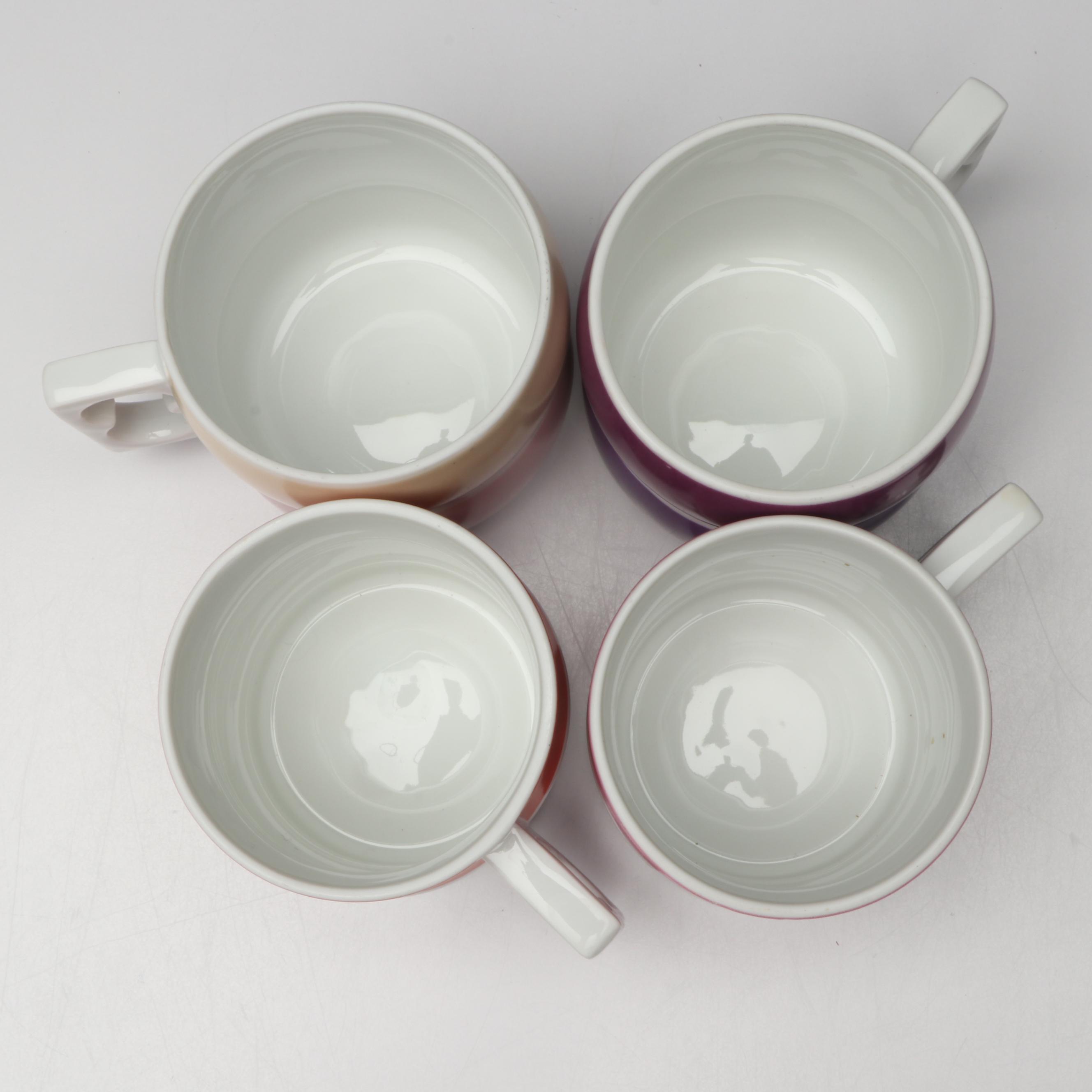 Block "Chromatics Red Lavender" Porcelain Dinnerware, 1971-1981