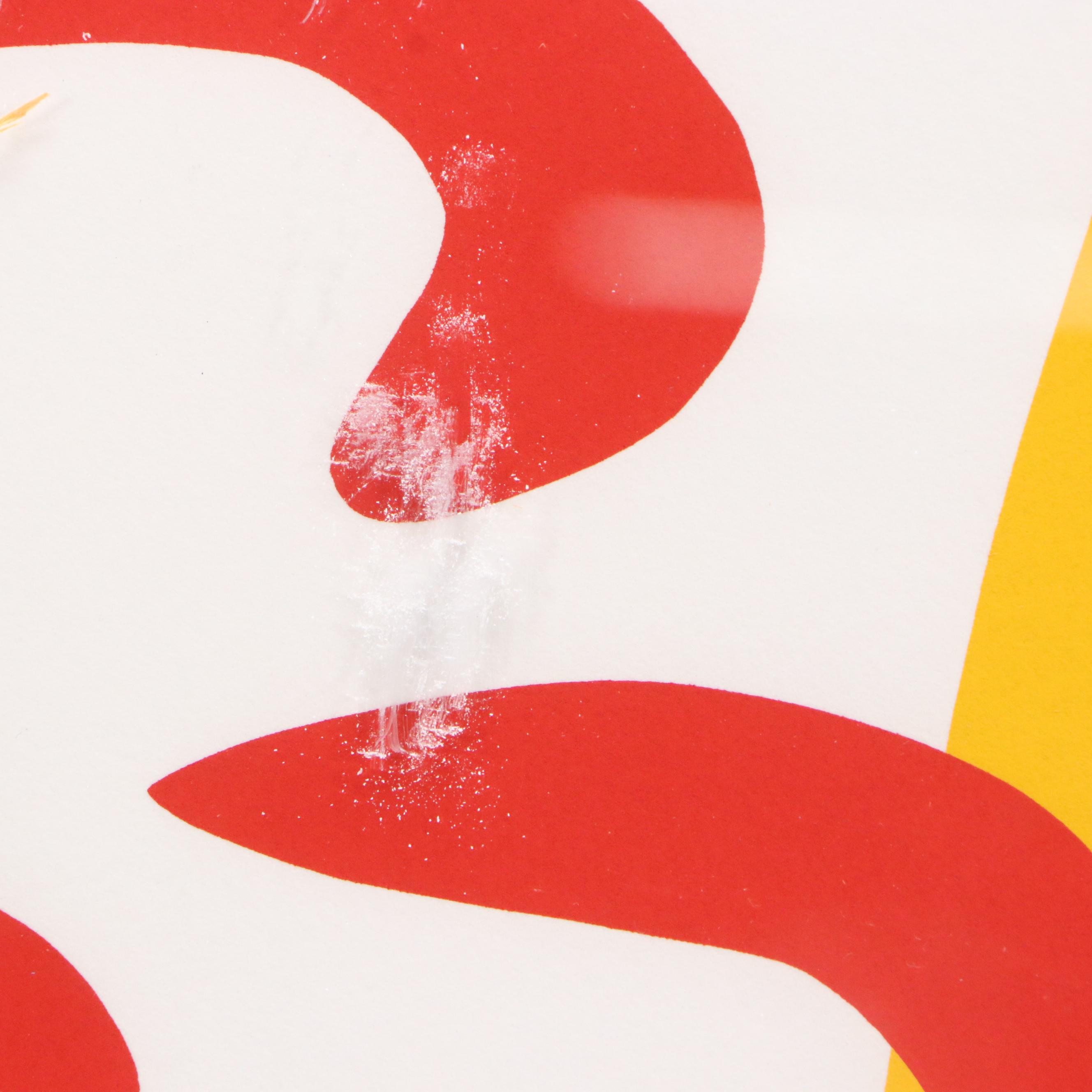 Tom Wesselmann Serigraph "Monica," 1985