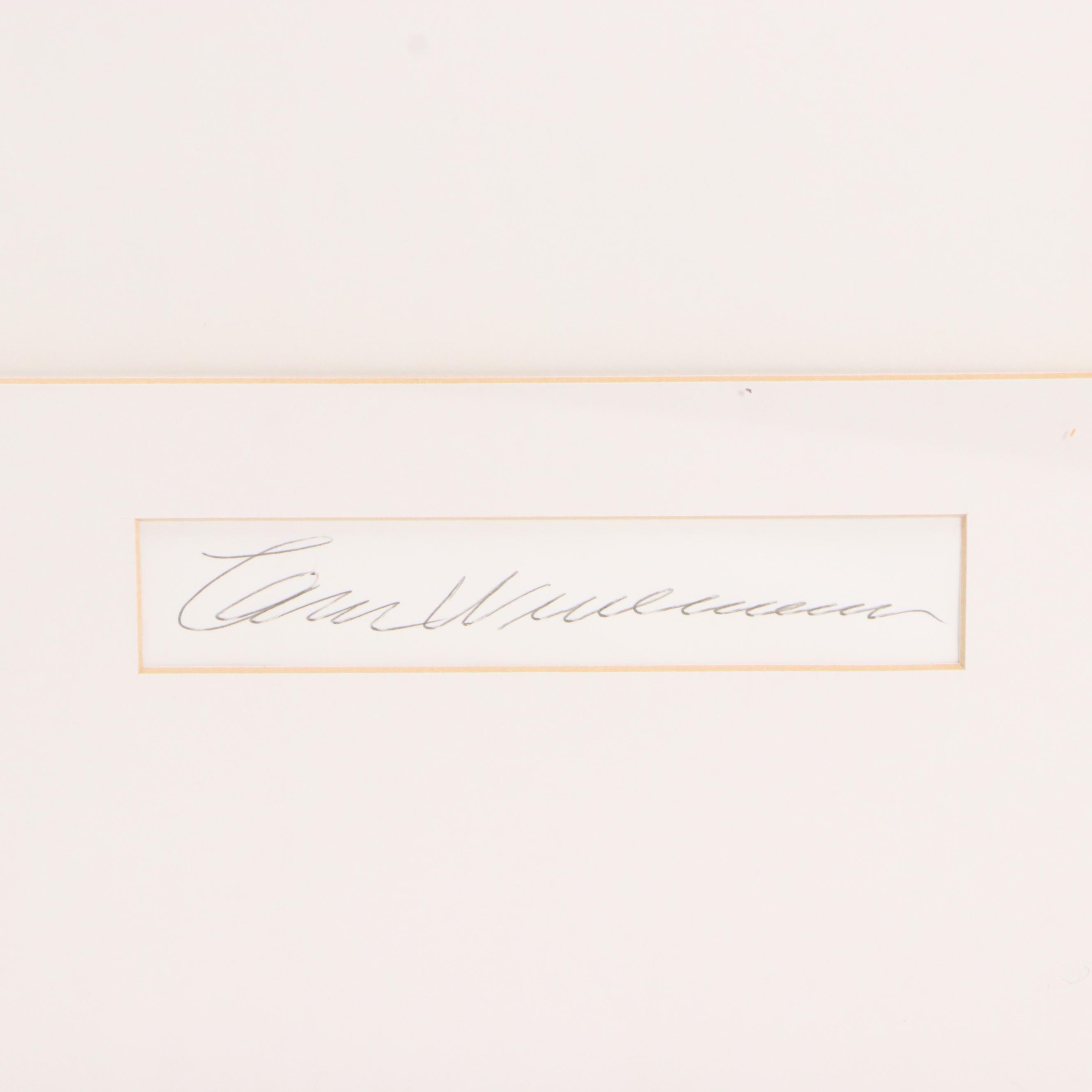 Tom Wesselmann Serigraph "Monica," 1985