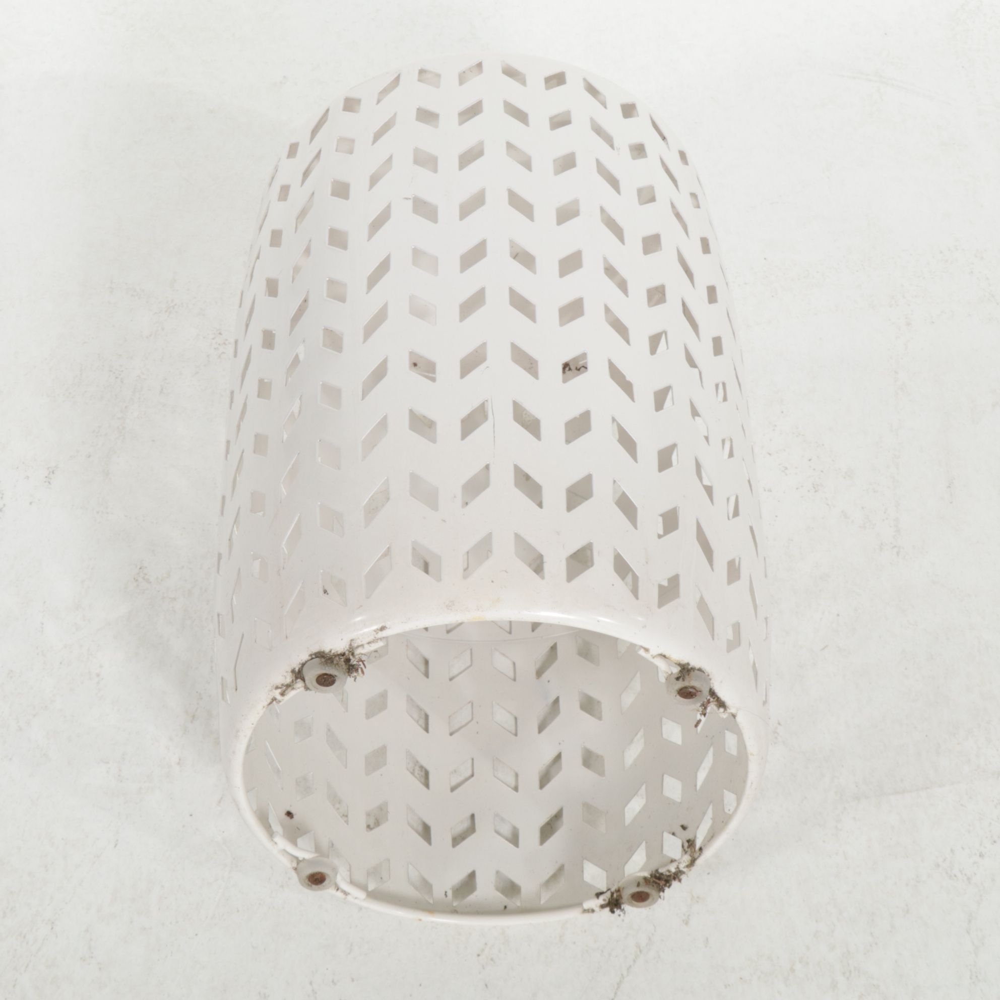 Enameled Metal Garden Seat