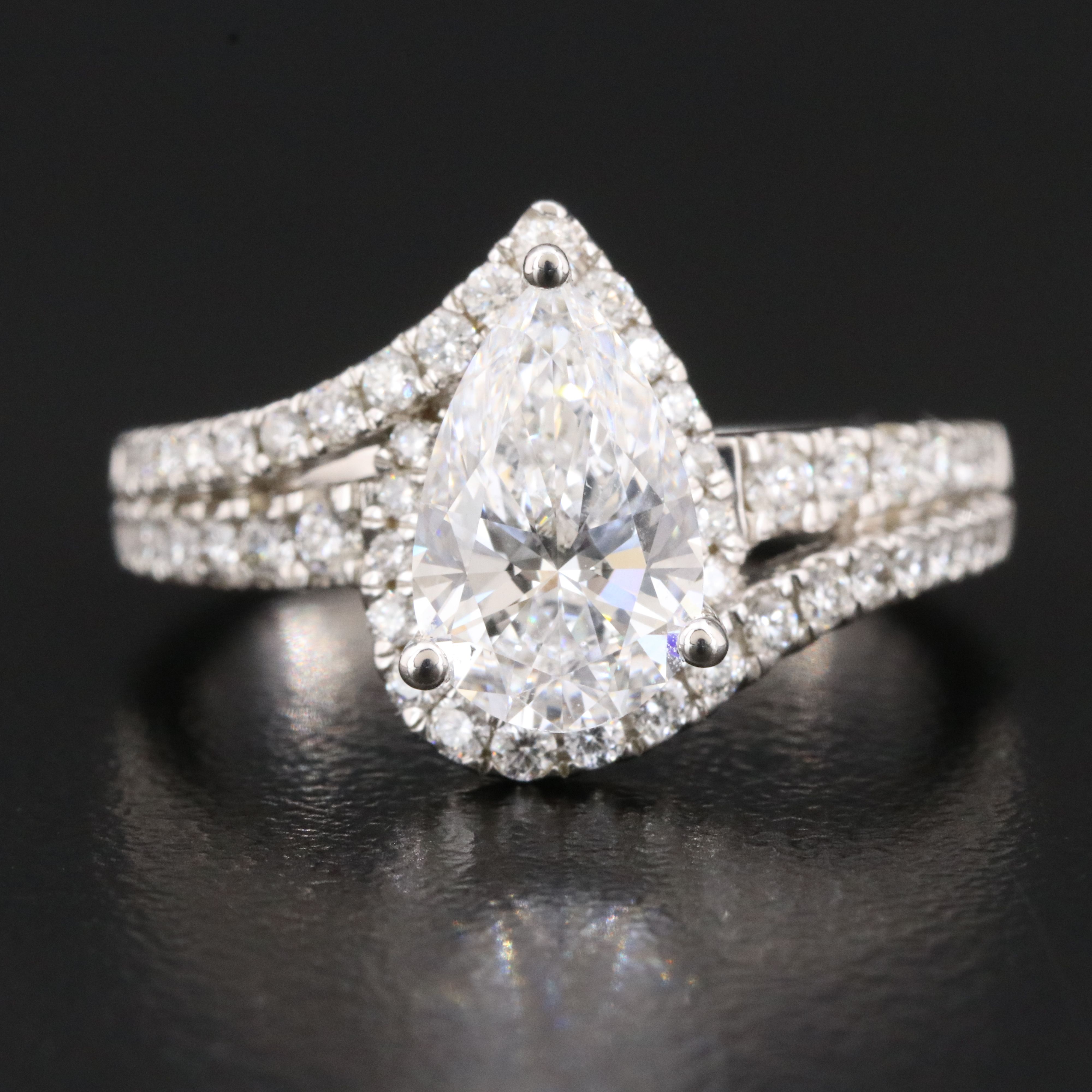 14K 2.08 CTW Lab Grown Diamond Ring