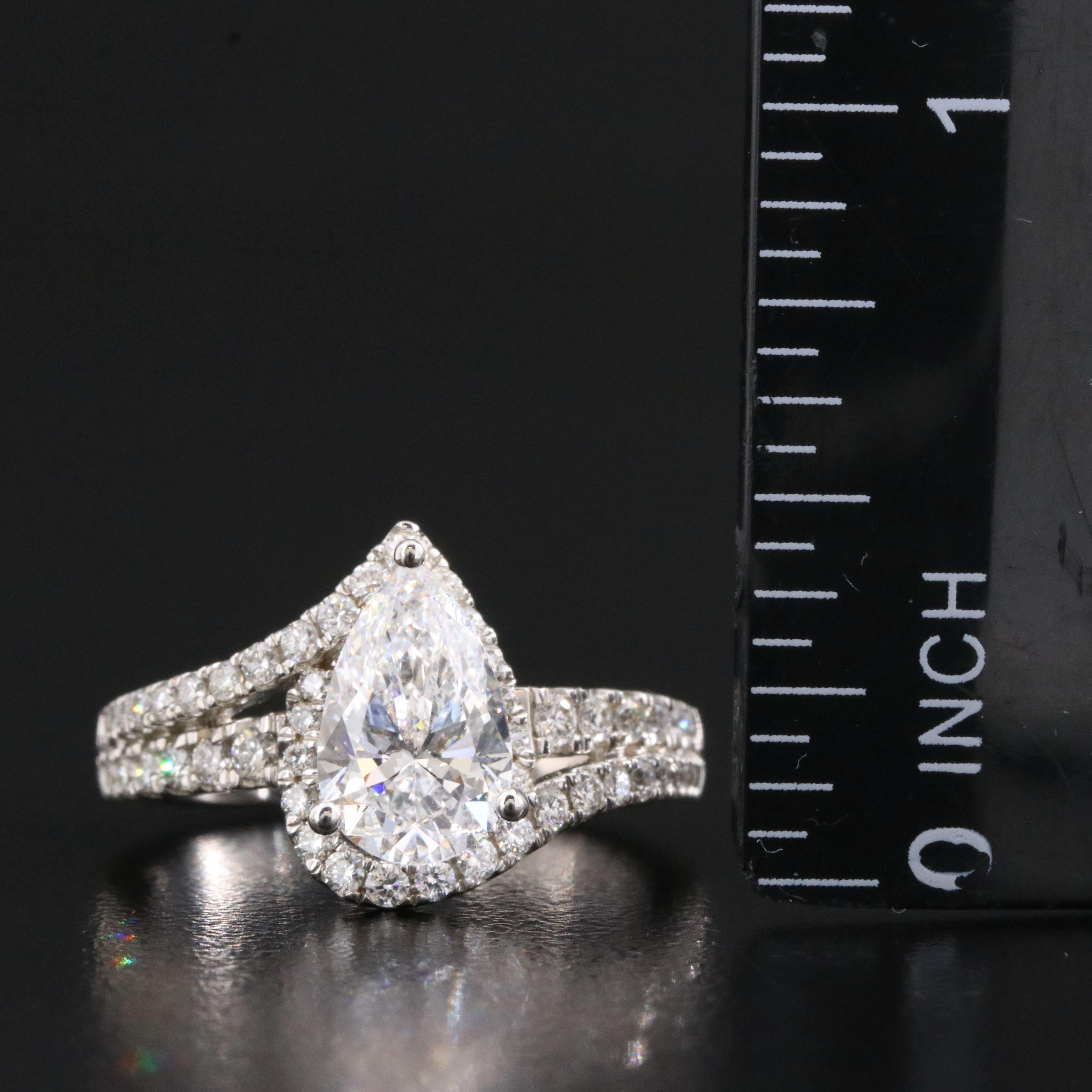 14K 2.08 CTW Lab Grown Diamond Ring