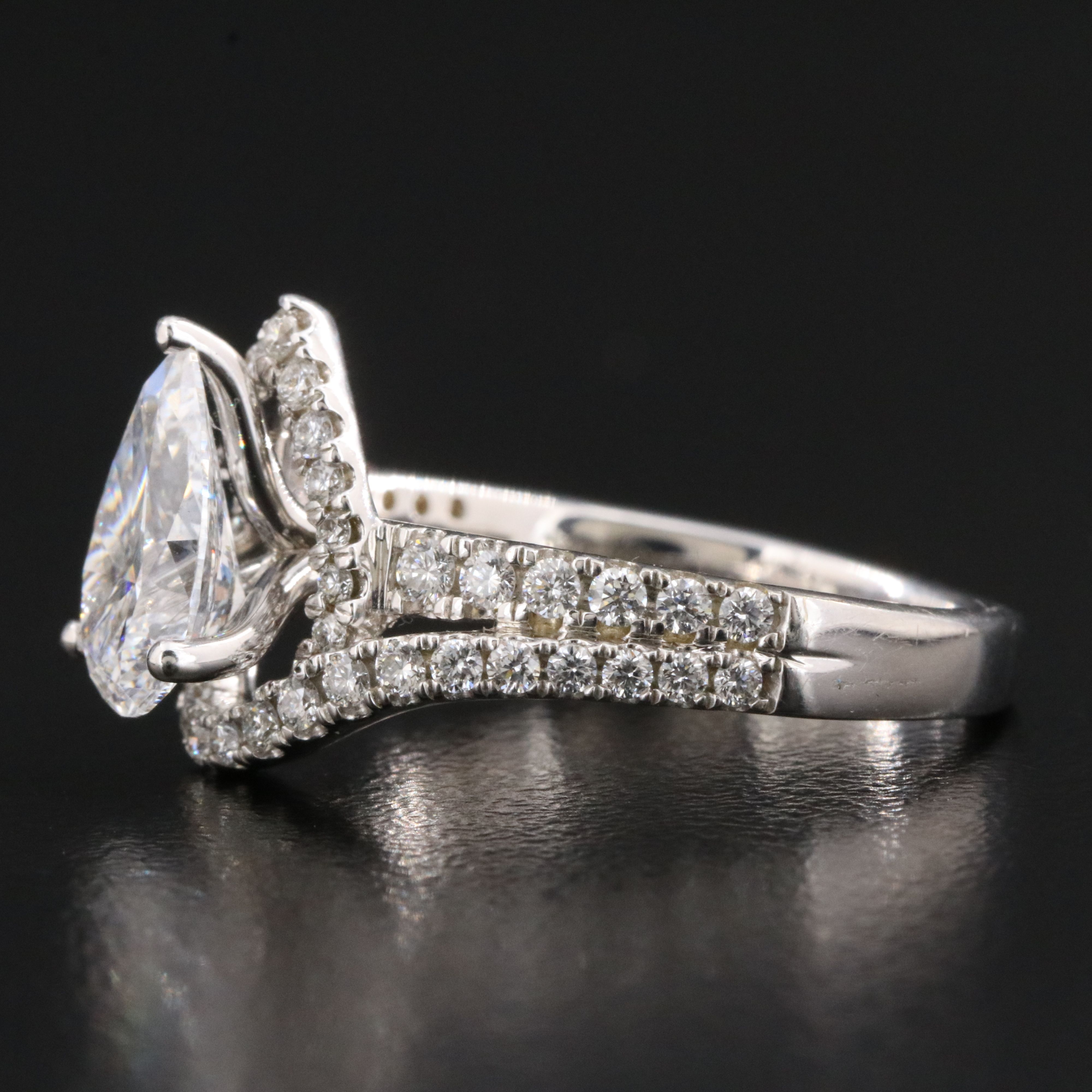 14K 2.08 CTW Lab Grown Diamond Ring