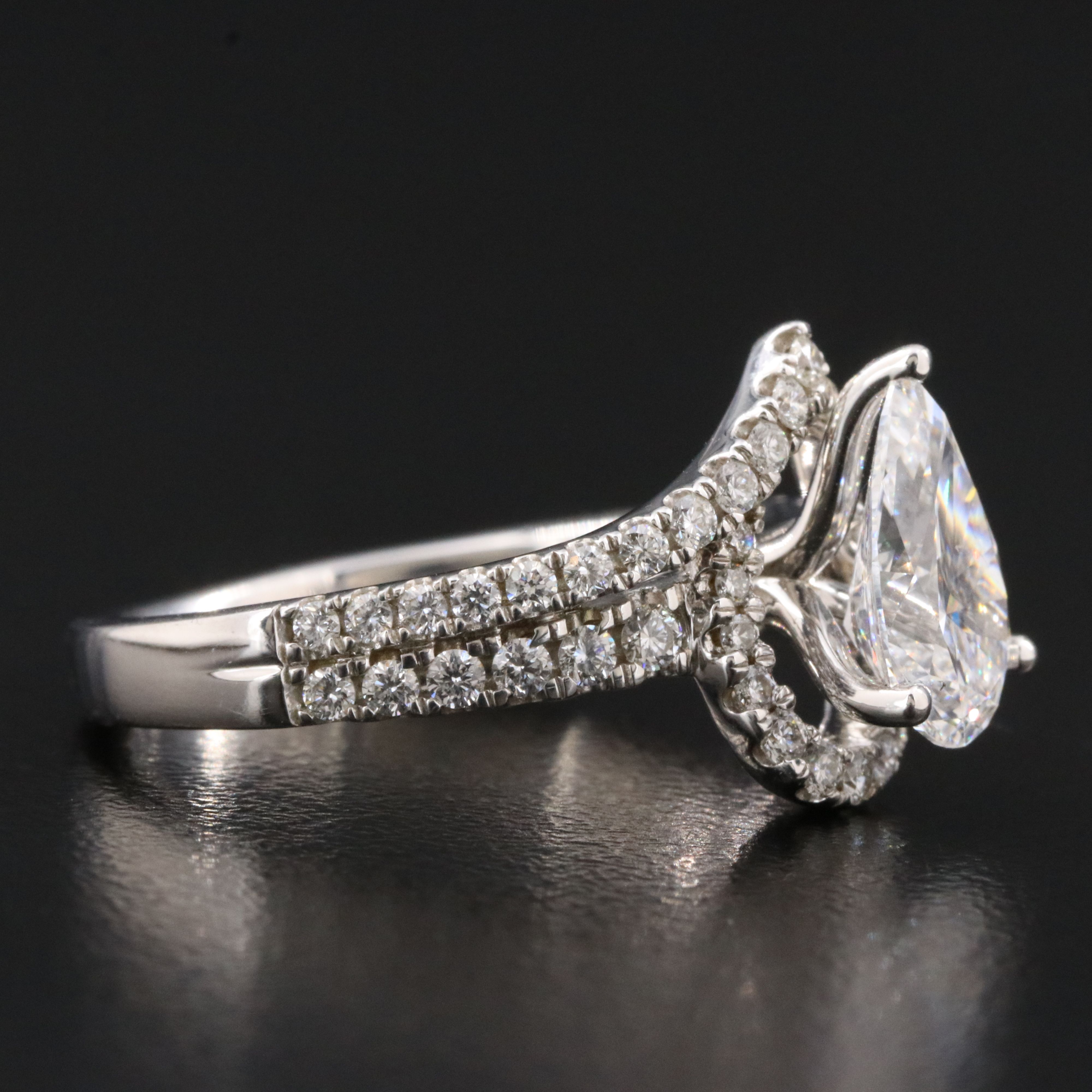 14K 2.08 CTW Lab Grown Diamond Ring