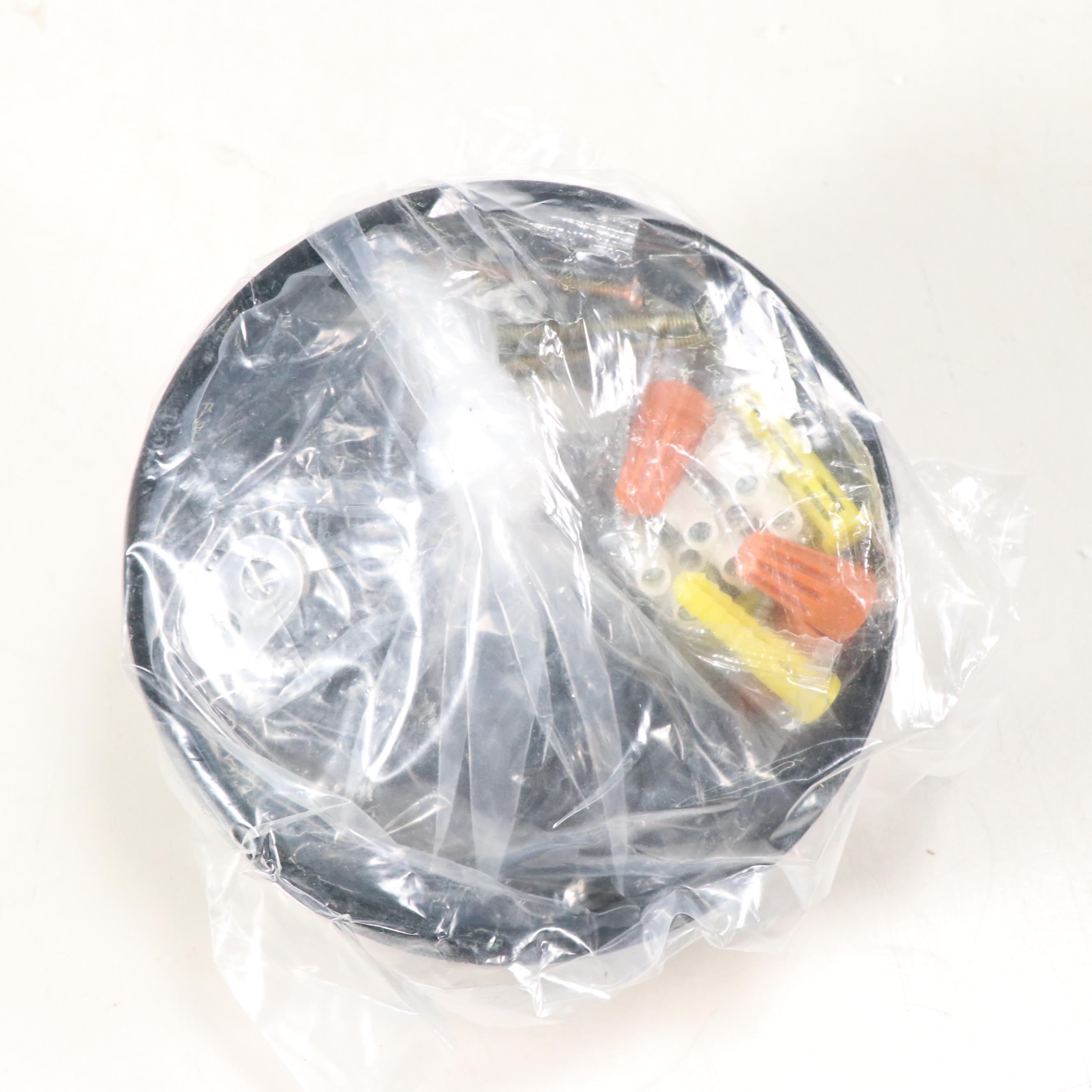 Drum Jute Wicker Five-Arm Pendant Light, 21st Century