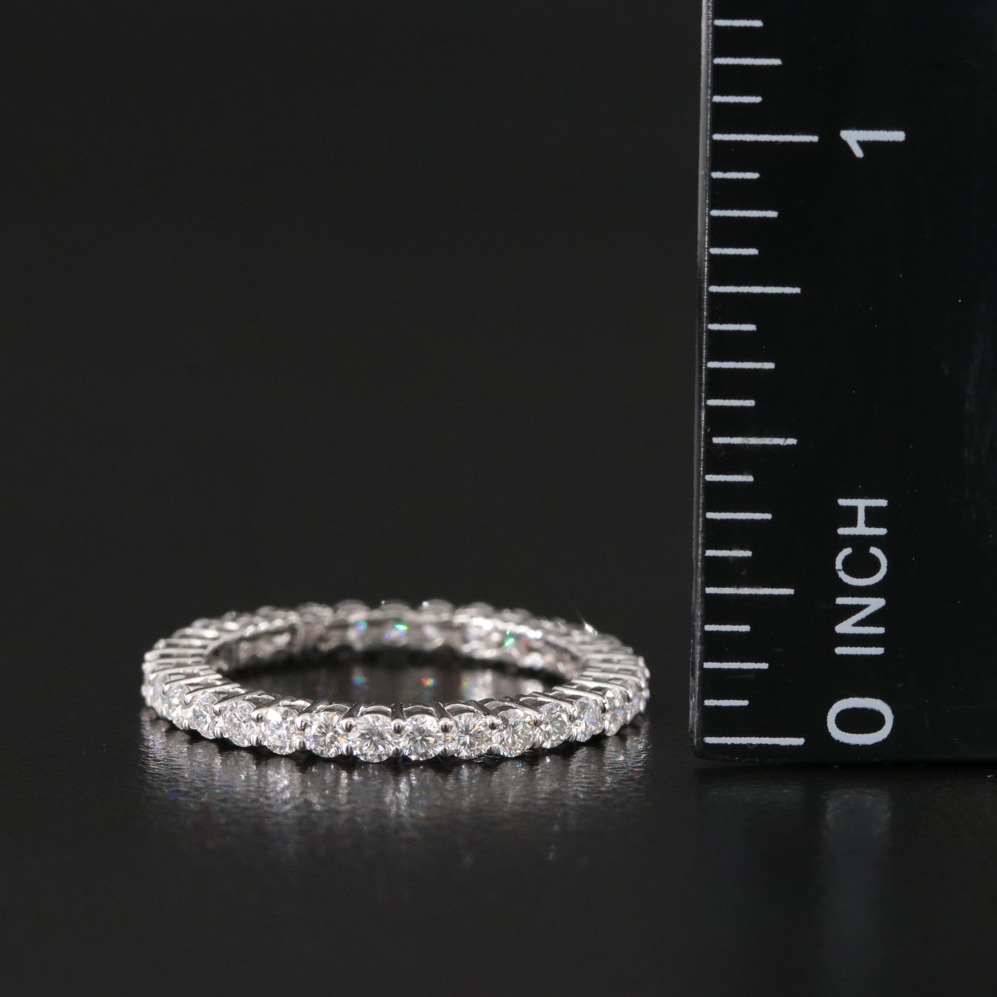 Platinum 1.06 CTW Diamond Eternity Band