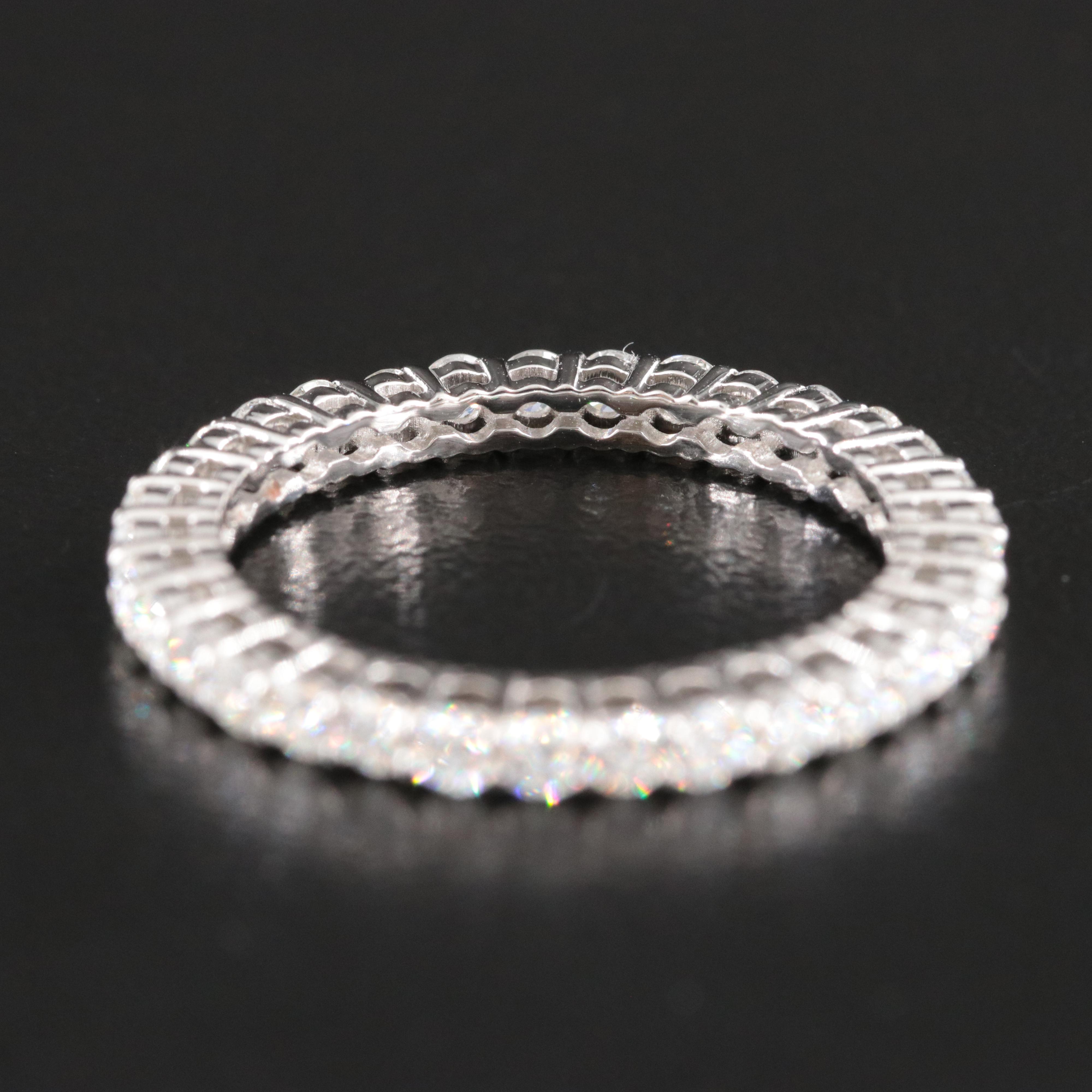 Platinum 1.06 CTW Diamond Eternity Band