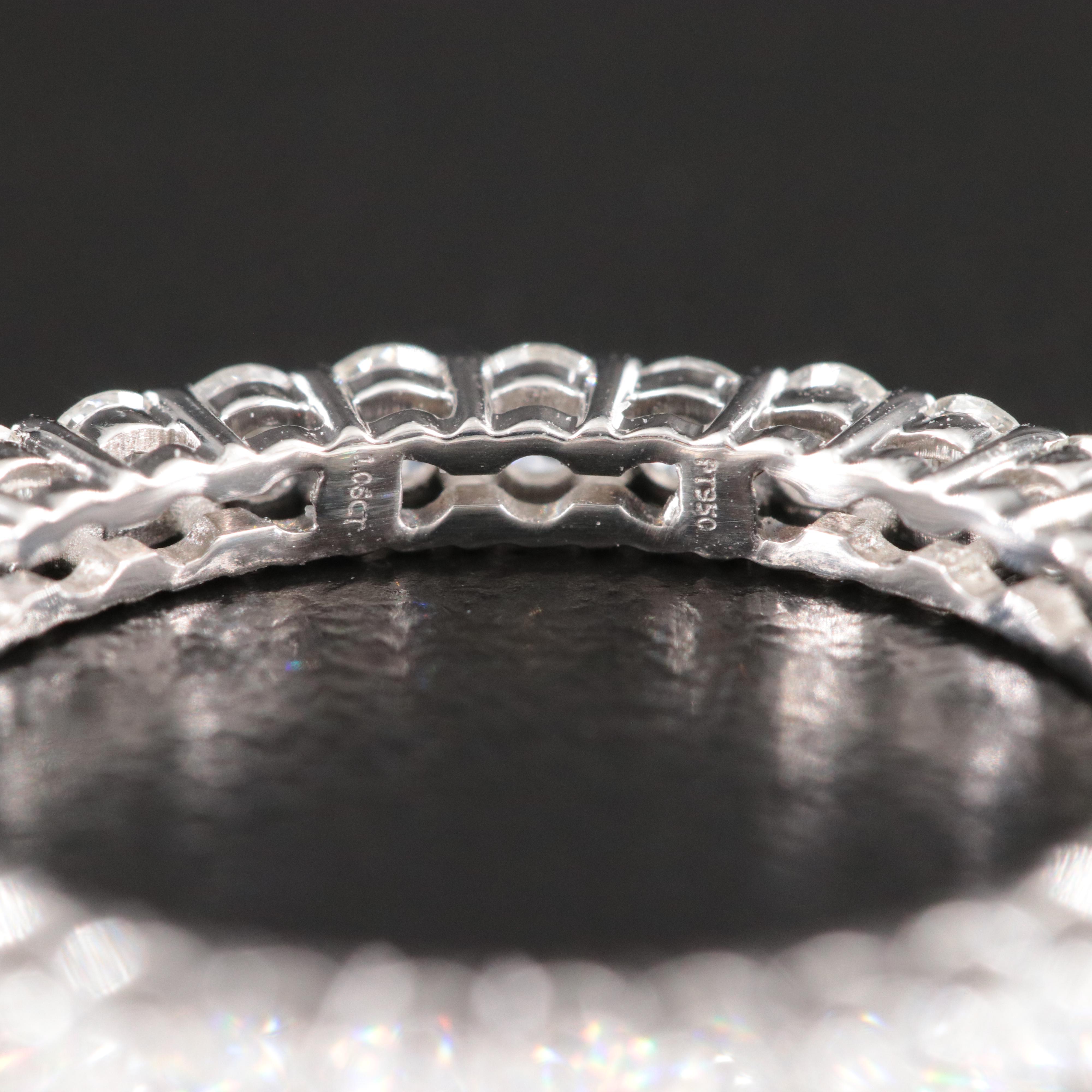 Platinum 1.06 CTW Diamond Eternity Band