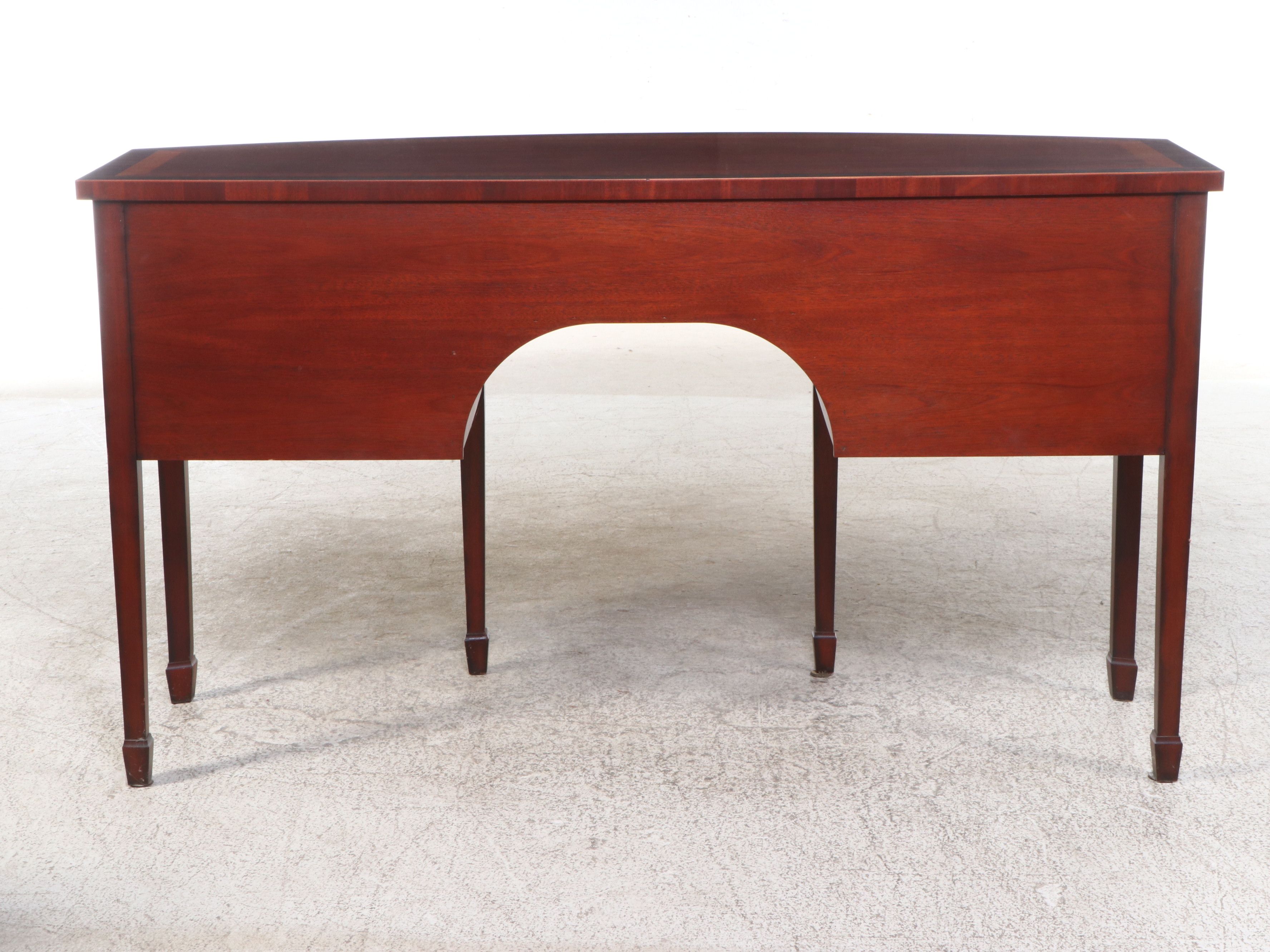 Baker Historic Charleston Hepplewhite Style Bow Front Sideboard