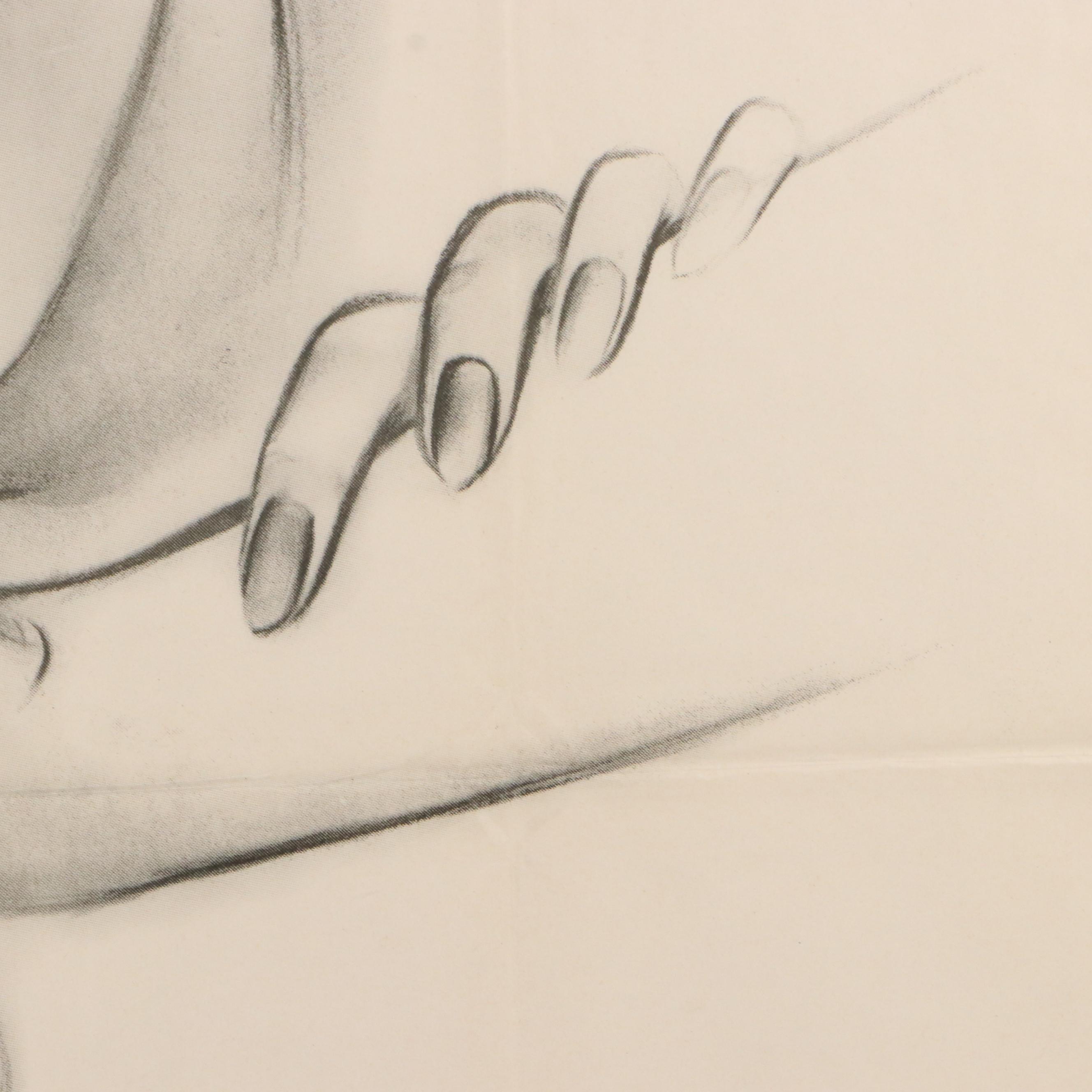 "Les Amants" Offset Lithograph Movie Poster After Georges Allard